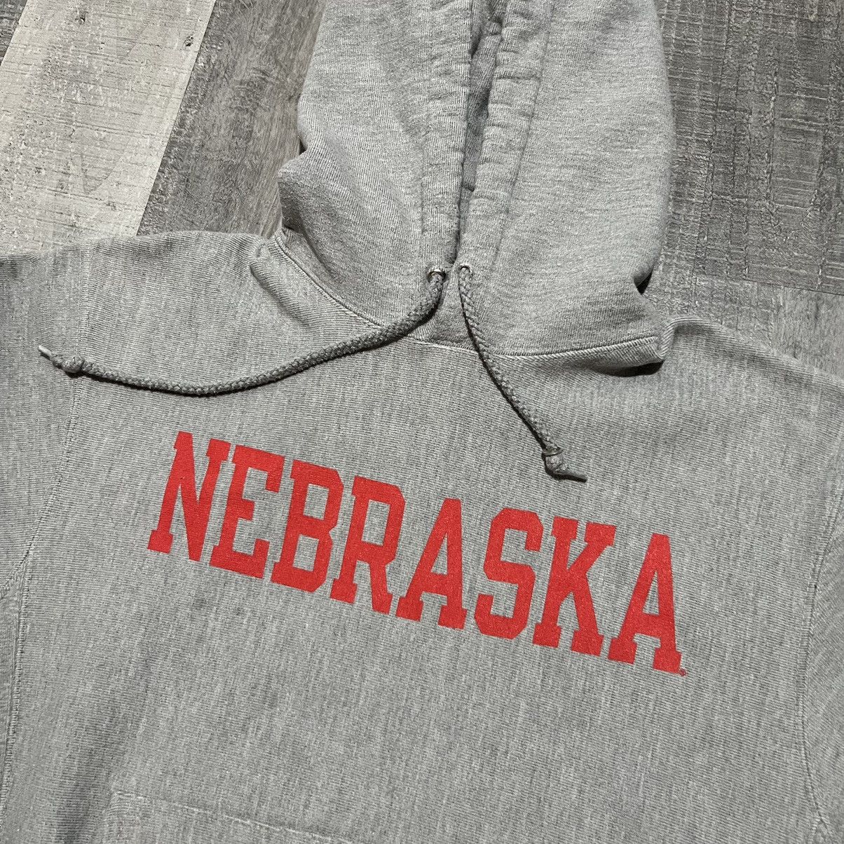 Champion VTG Champion Reverse Weave Grey Nebraska Cornhuskers Hoodie Size US S / EU 44-46 / 1 - 3 Thumbnail