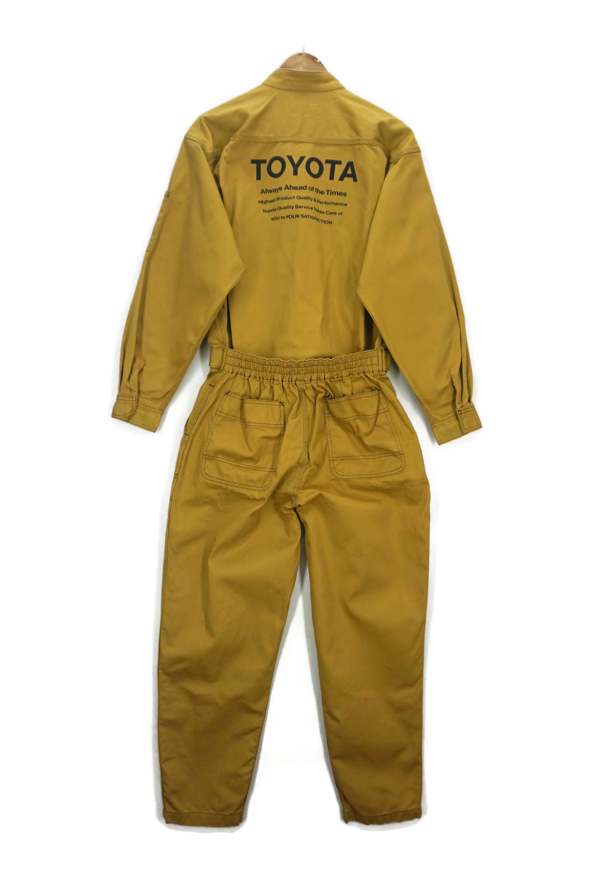 Japanese Brand Vintage Toyota Tokyo Mechanics Coveralls Earth Tone Jumpsuit Size US 32 / EU 48 - 1 Thumbnail