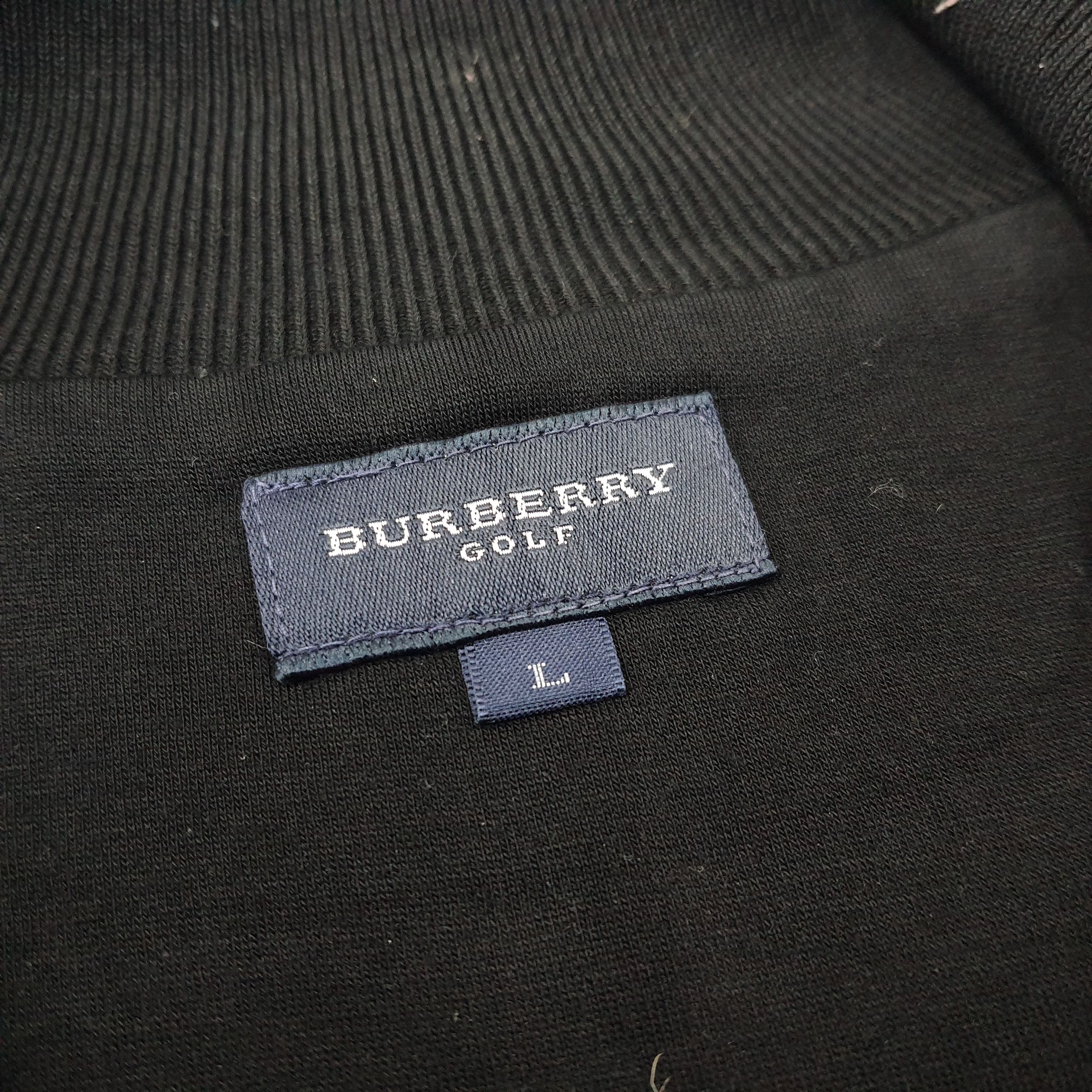 Burberry Vintage Burberry Custom Logo Half Zipper Sweatshirt C247N16 Size US M / EU 48-50 / 2 - 6 Thumbnail