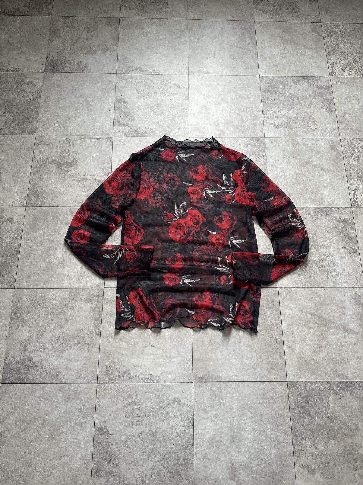 Hysteric Glamour Cute Floral Hysteric Glamour JPG Vibe Mesh Long Sleeve Size L / US 10 / IT 46 - 8 Thumbnail