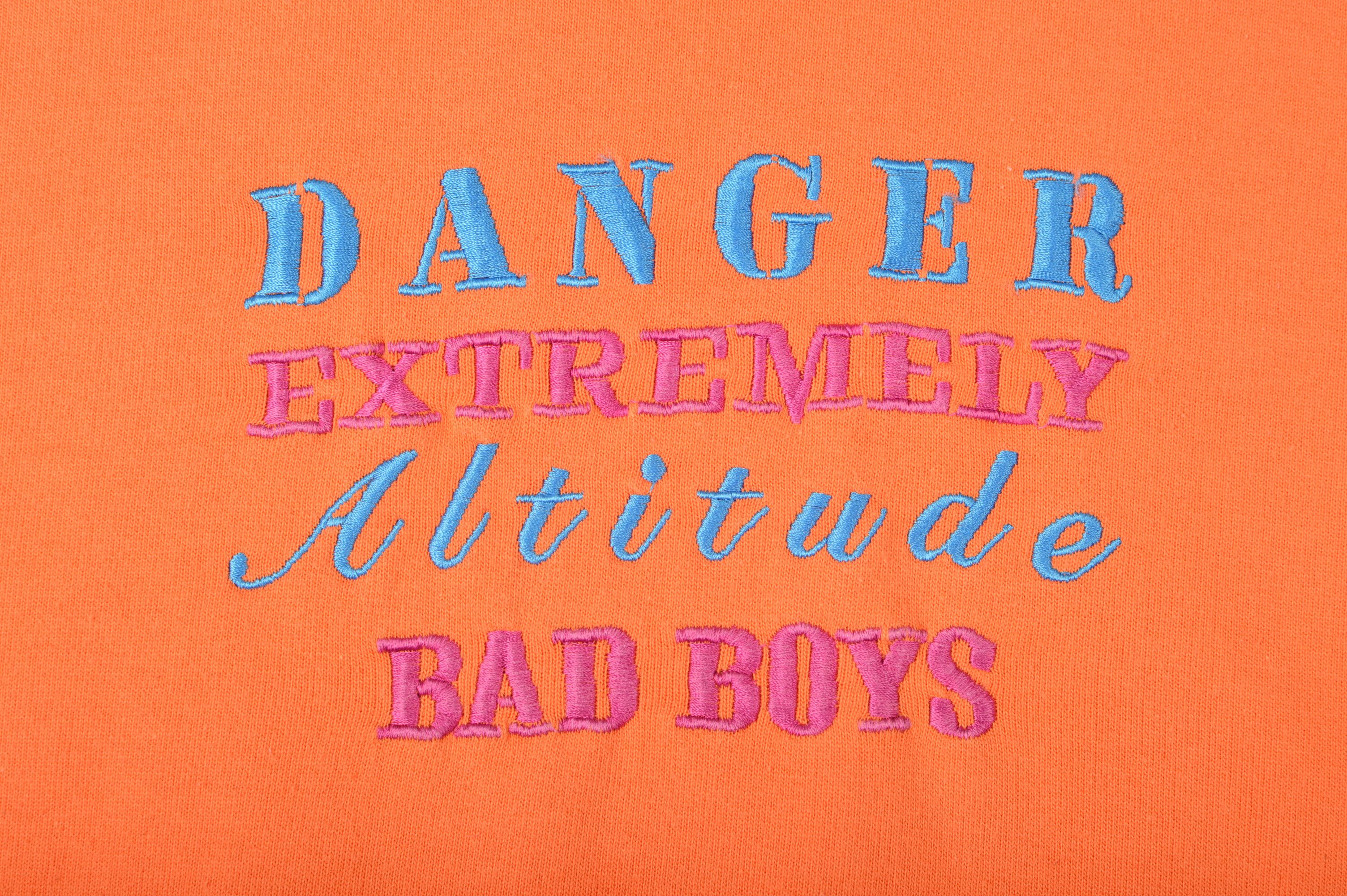Vintage Bad Boys Danger Extremely Altitude Vintage Sweatshirt Size US L / EU 52-54 / 3 - 2 Thumbnail