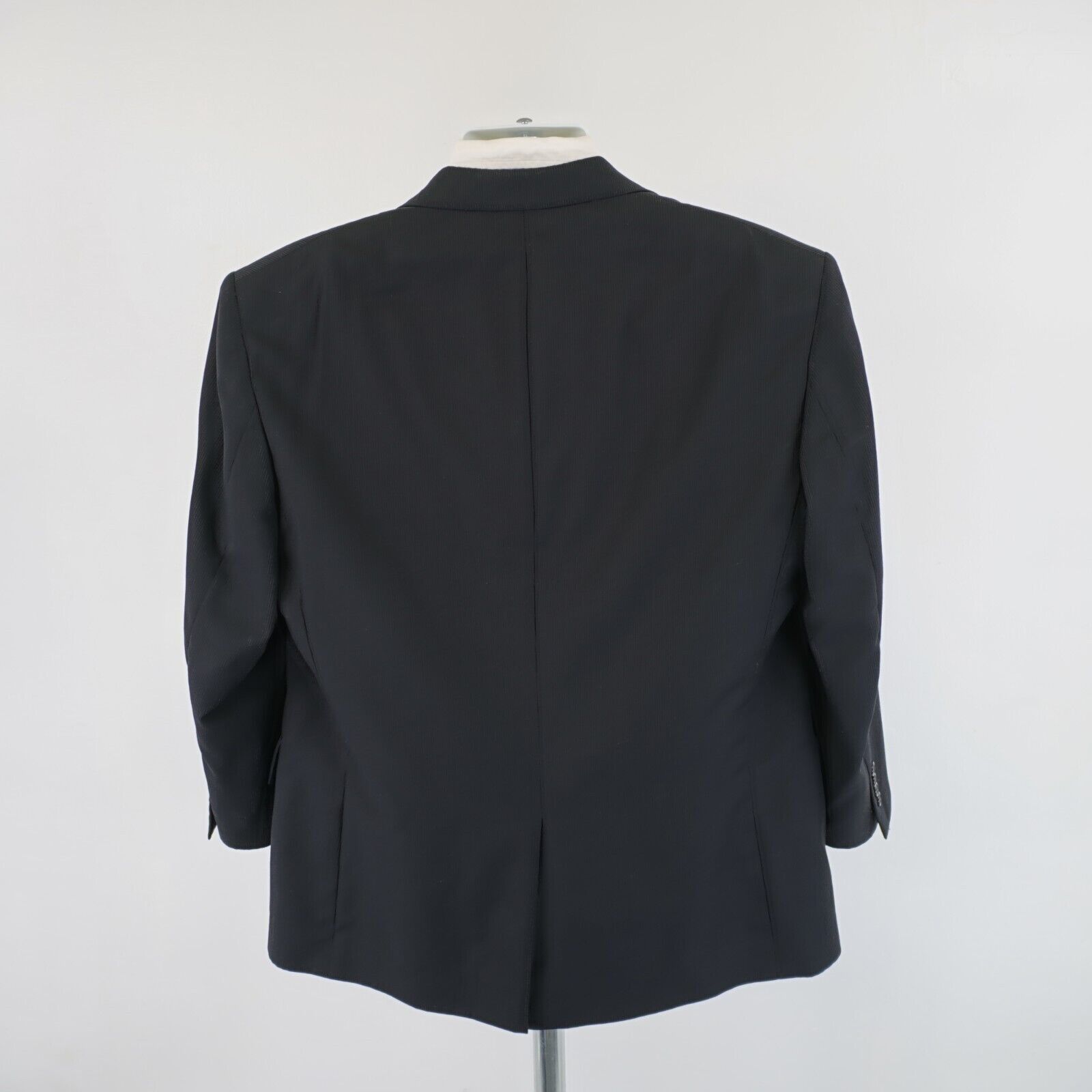 Jos. A. Bank Jos A Bank Signature Black Striped Wool 2 Piece Suit 44R 40/ Size 44R - 10 Thumbnail