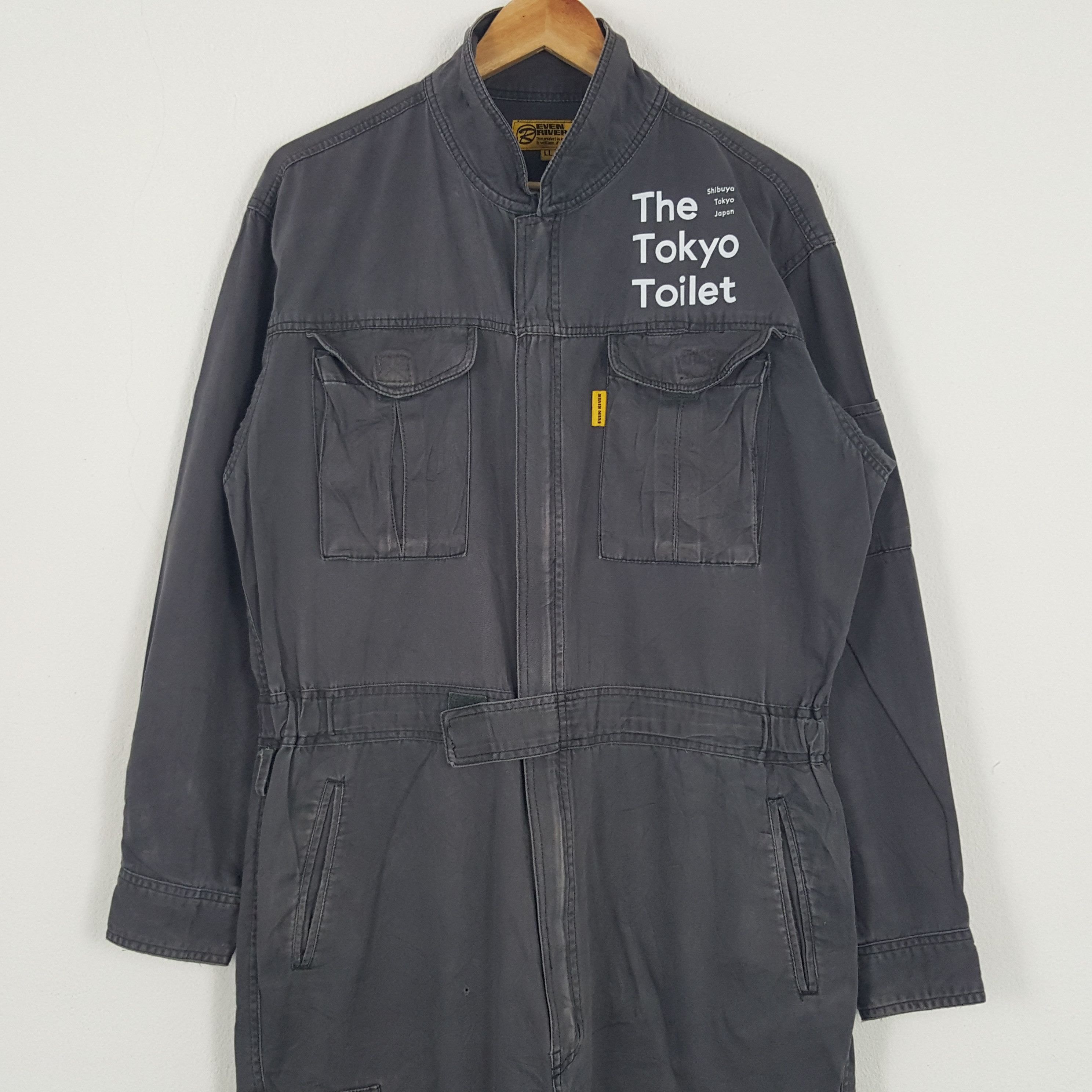 Japanese Brand × Vintage Vintage The Tokyo Toilet Japanese Brand Coverall Jacket Size US L / EU 52-54 / 3 - 5 Thumbnail