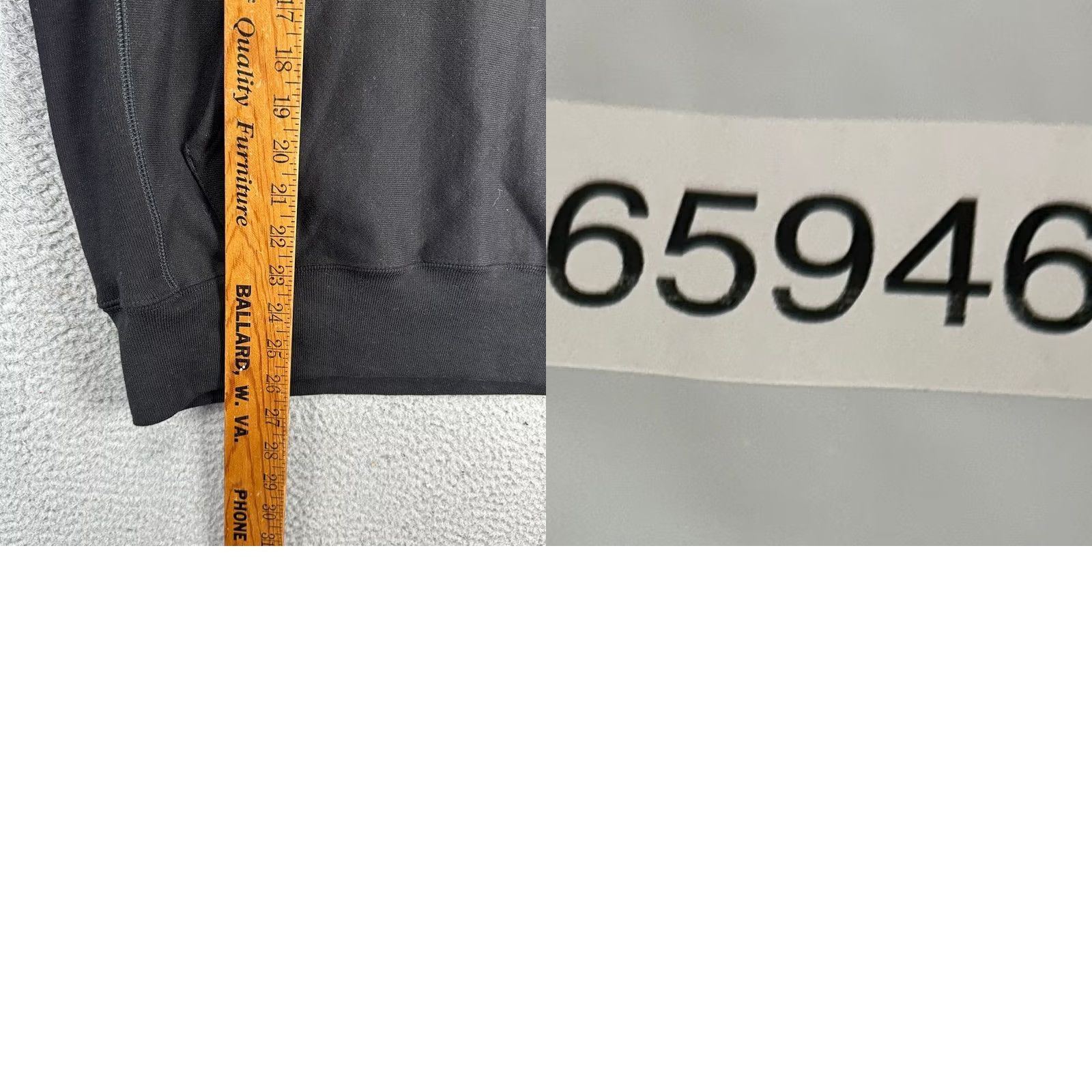 Champion Champion Reverse Weave Hoodie Sweatshirt Mens Medium Black Pullover Drawstring Pockets Logo Outdoor Size US M / EU 48-50 / 2 - 8 Thumbnail