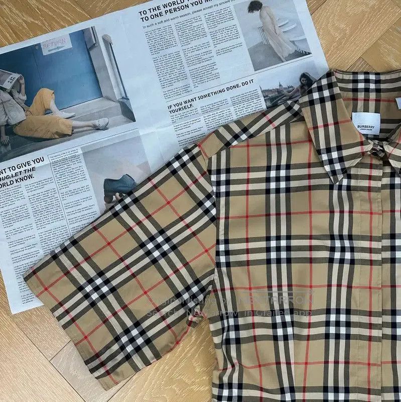 Burberry Burberry Multicolor Checked Women's Shirt. Size M / US 6-8 / IT 42-44 - 2 Thumbnail