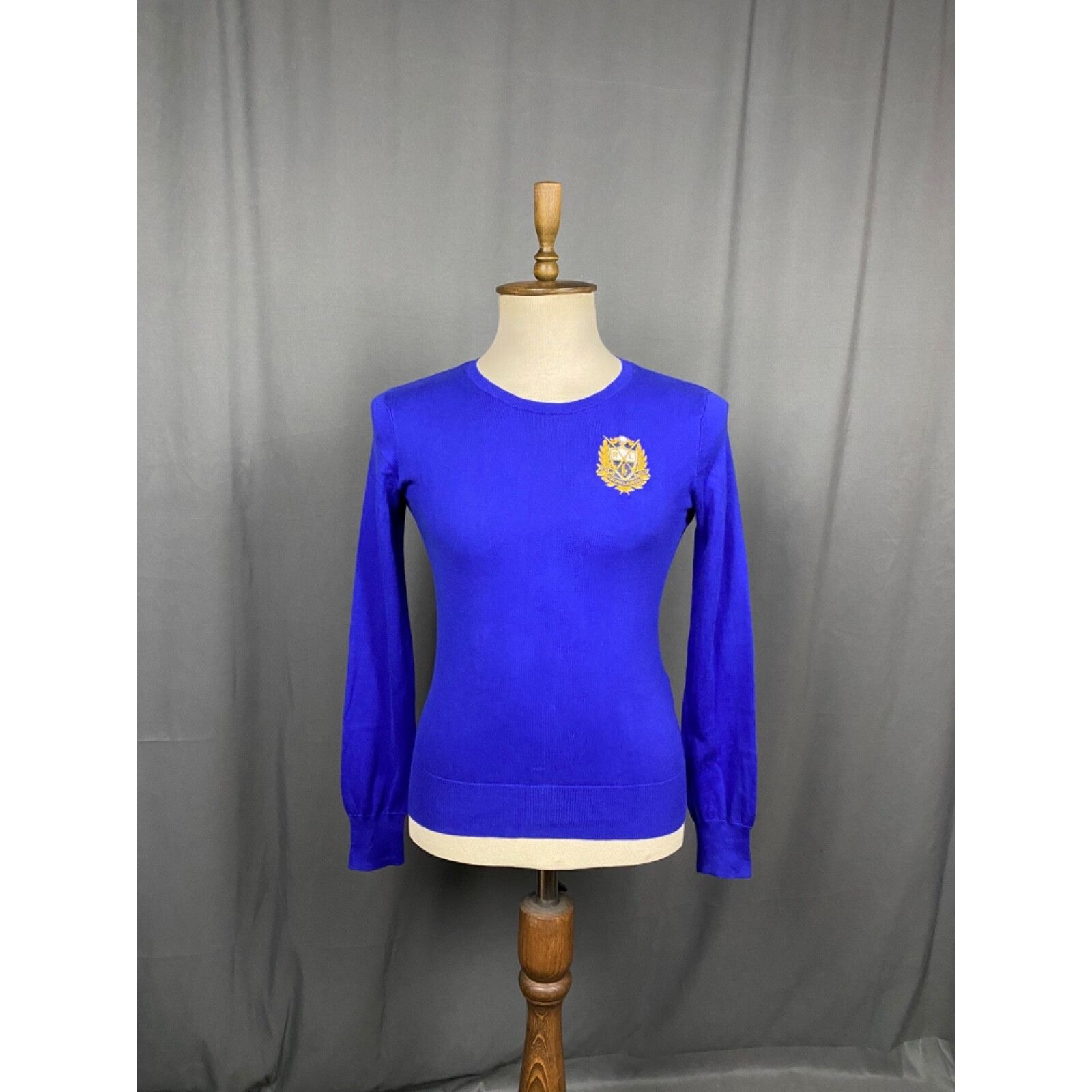 Ralph Lauren Sport MINT! Ralph Lauren Sport Big Logo Men's Blue Crewneck Sweate Size US M / EU 48-50 / 2 - 5 Thumbnail
