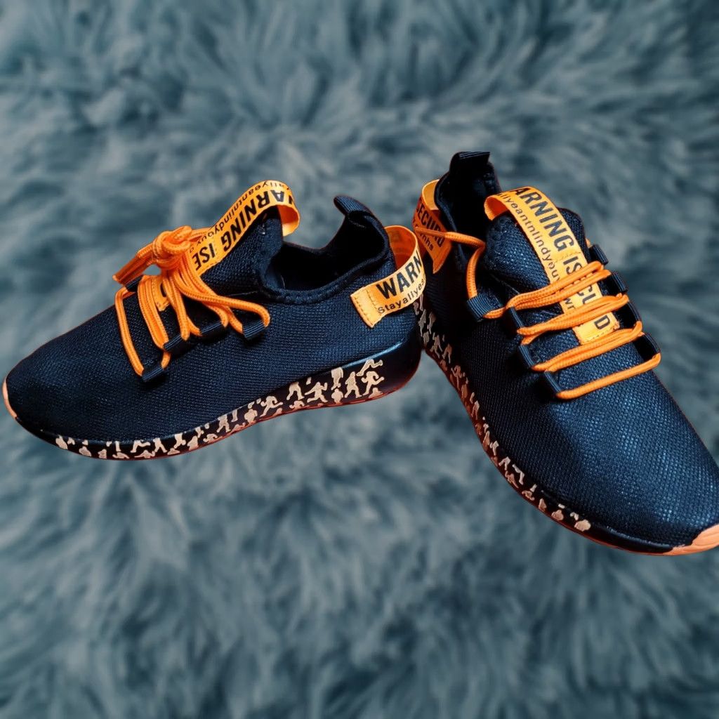 Shein SHEIN Athletic Sneakers Womens Black EUR 37 US 5.5 Casual NEW NIB Nice Orange Size US 4 / IT 34 - 1 Thumbnail