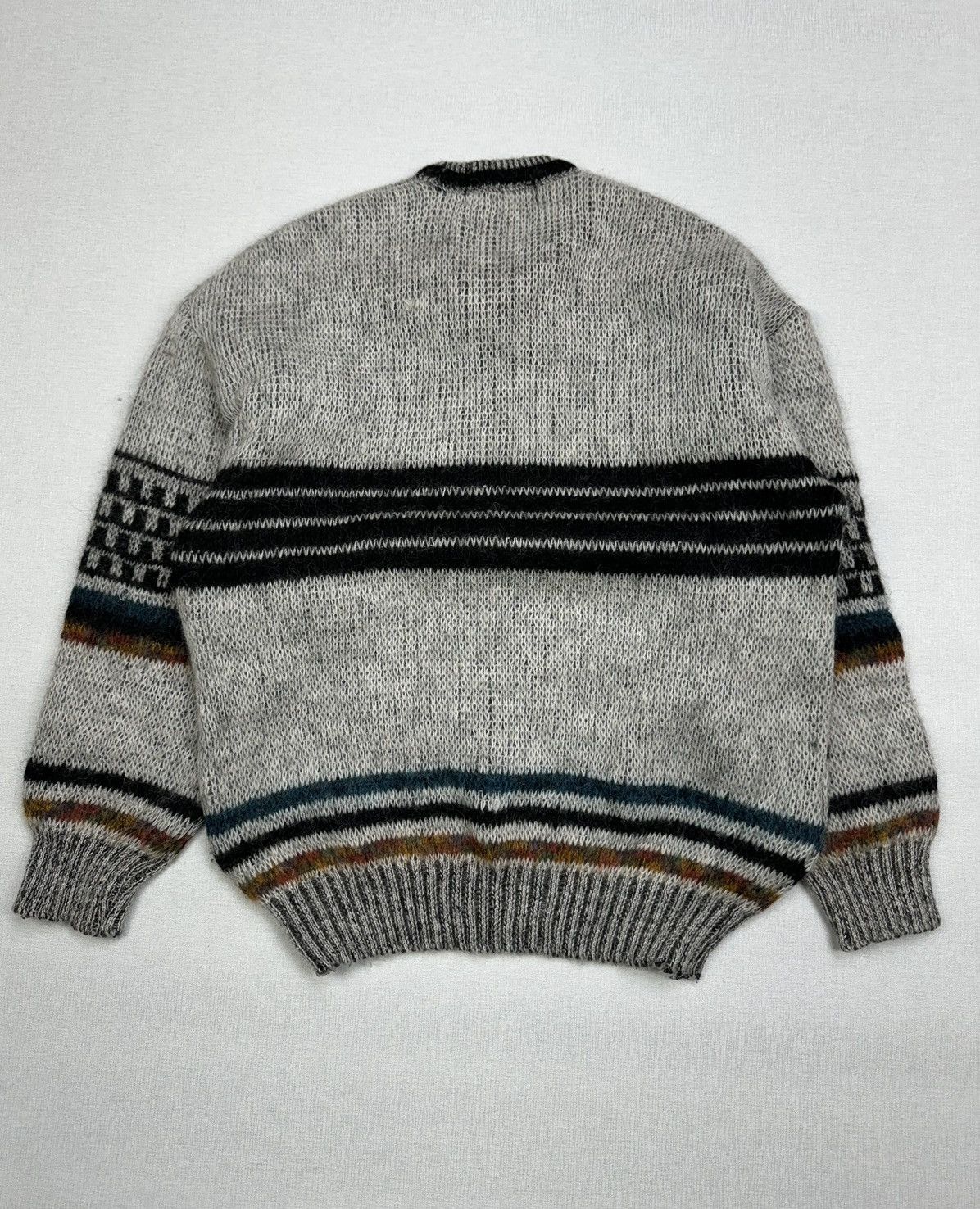 Vintage Men’s Vintage JKW Wool Abstract Sweater size 42 Size US L / EU 52-54 / 3 - 4 Thumbnail