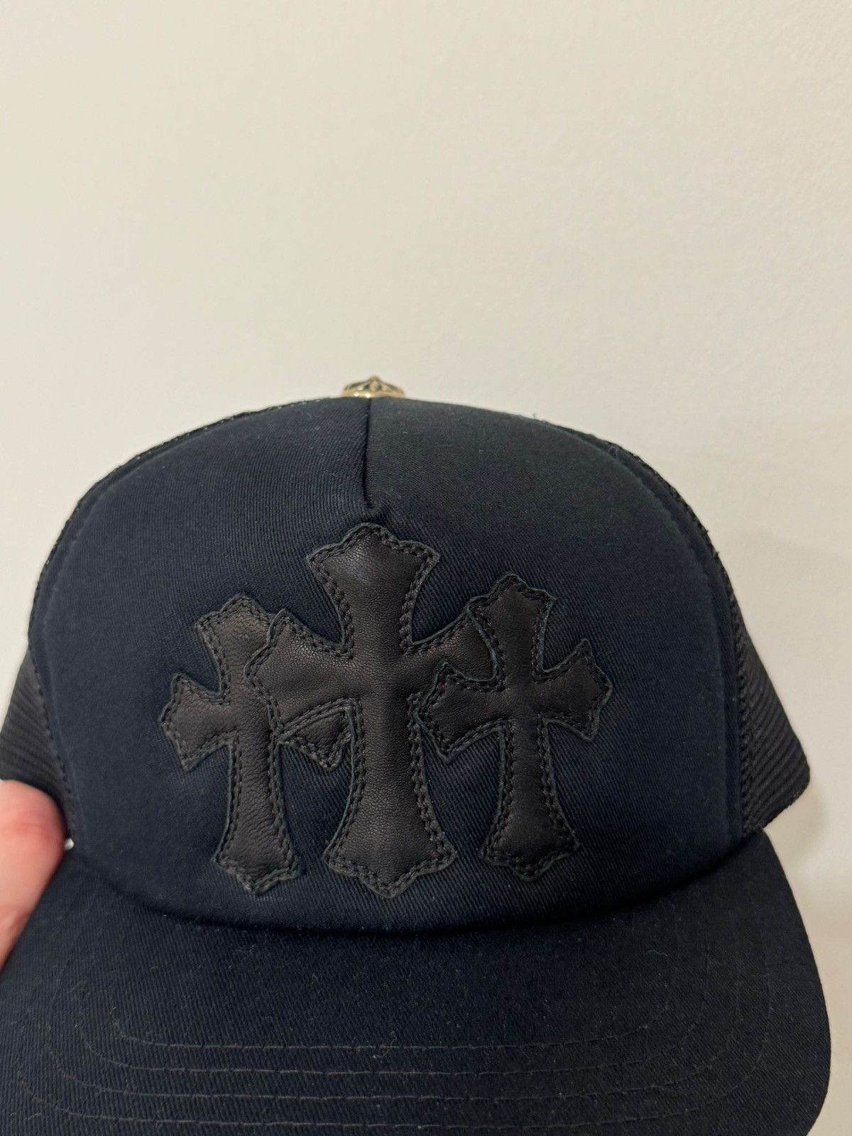 Chrome Hearts Chrome hearts triple cross cemetery trucker cap Size ONE SIZE - 7 Thumbnail