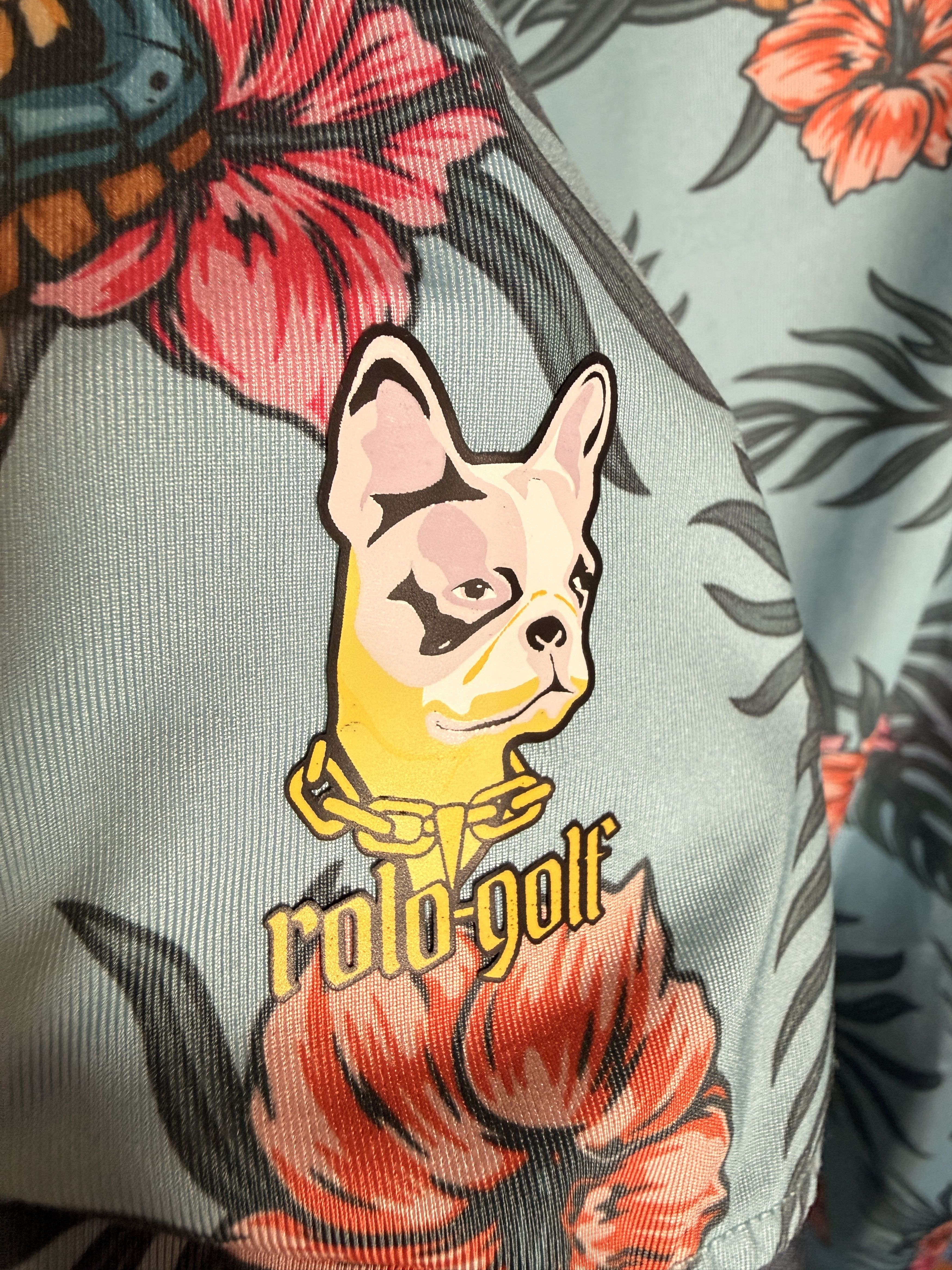 Other Rolo Golf Hawaiian Tiki Floral Polo Golf Shirt Size US L / EU 52-54 / 3 - 2 Thumbnail