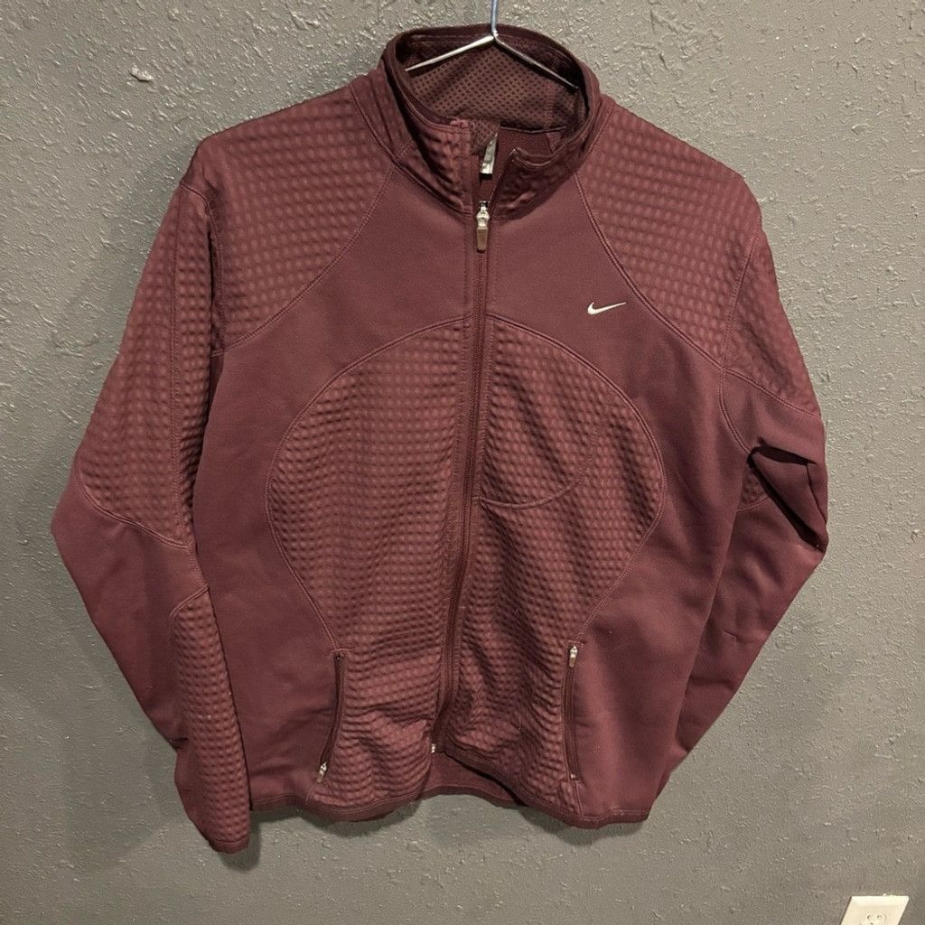 Nike Nike Men's Burgundy Performance Jacket Size US XL / EU 56 / 4 - 1 Thumbnail