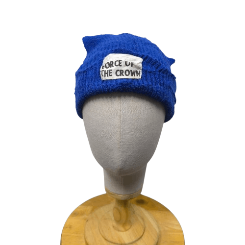 Japanese Brand 🪖 Hare japan 'Force of the crown' patch short beanie hat Size ONE SIZE - 1 Thumbnail