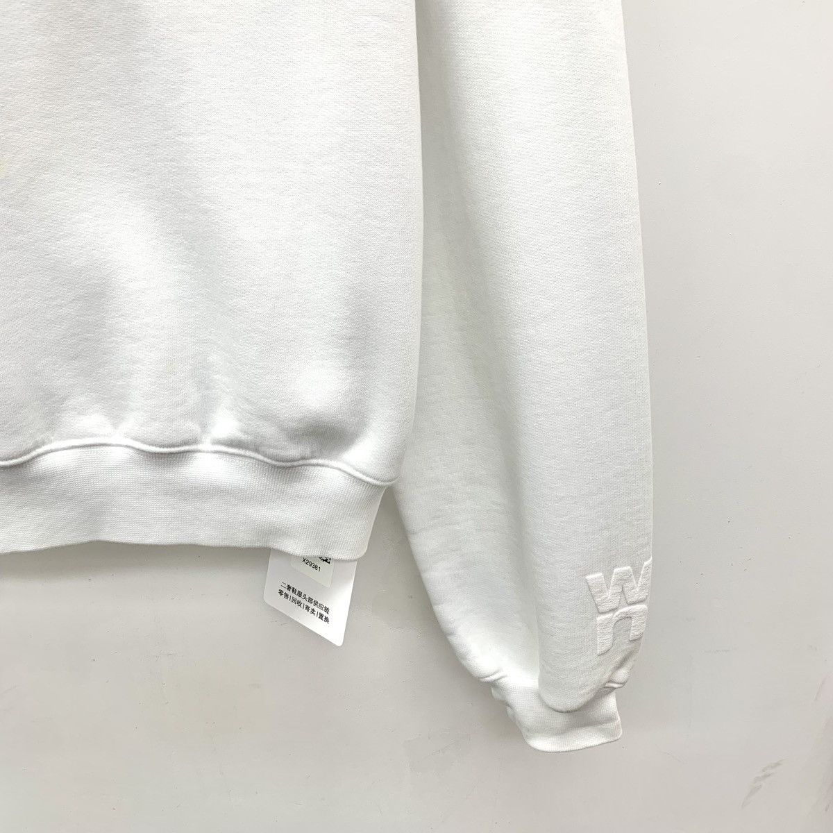 Alexander Wang Alexander Wang White Hooded Long Sleeve Sweatshirt K26WX Size XXS / US 00 / IT 34 - 4 Thumbnail