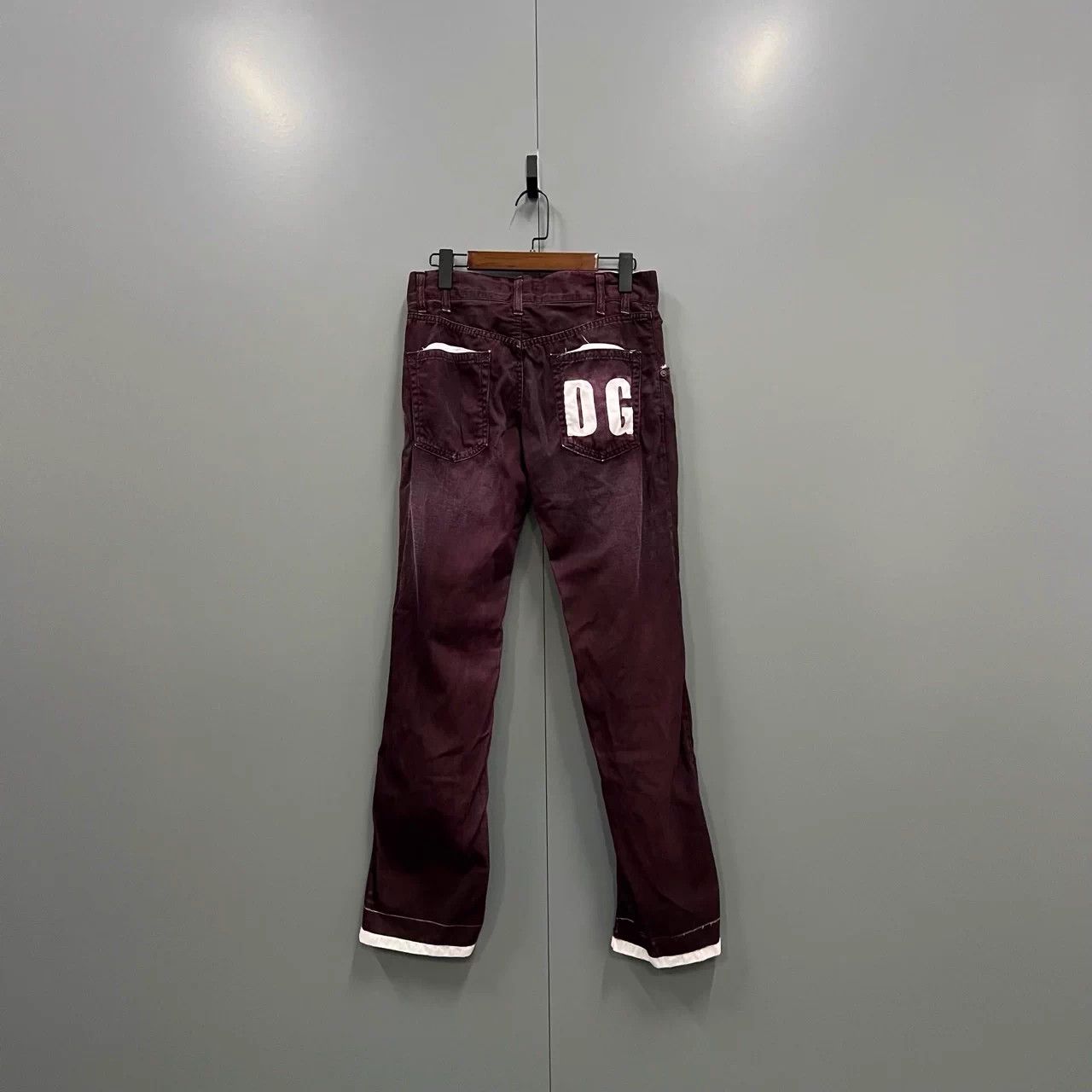 Dolce & Gabbana Dolce Gabbana burgundy jeans 44 IT Size US 28 / EU 44 - 3 Thumbnail