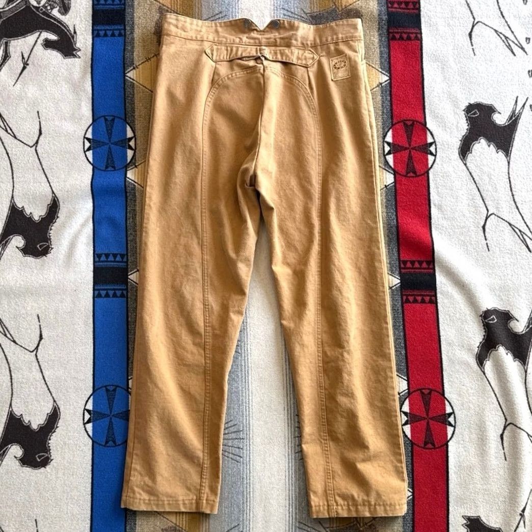 Vintage Vintage Wah Maker Western Pants 38x31 Brown Cinch Back 90s USA Made Size US 38 / EU 54 - 2 Thumbnail