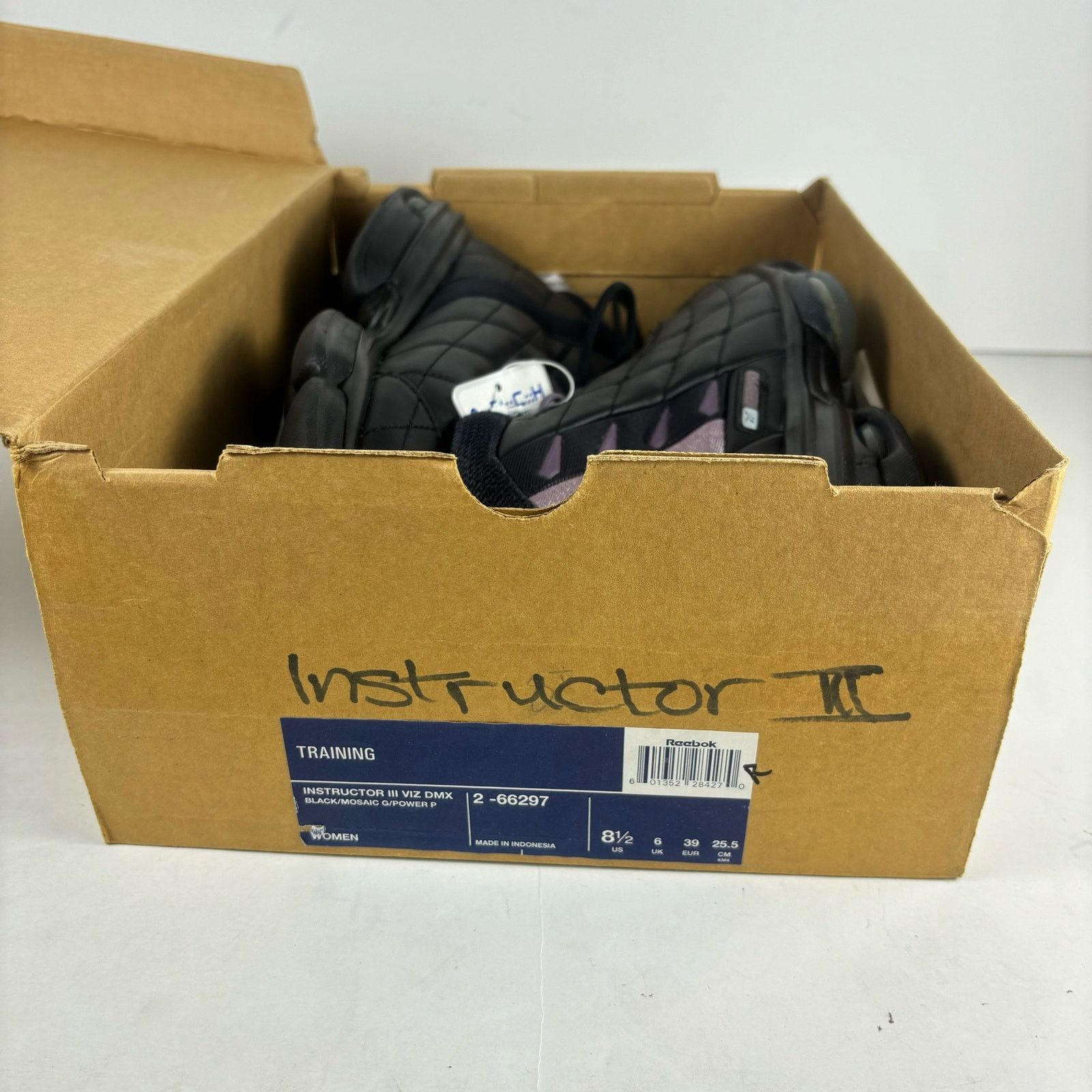 Reebok VTG Reebok Instructor III Viz DMX hi top trainers womens 8.5 Size US 8.5 / IT 38.5 - 8 Thumbnail