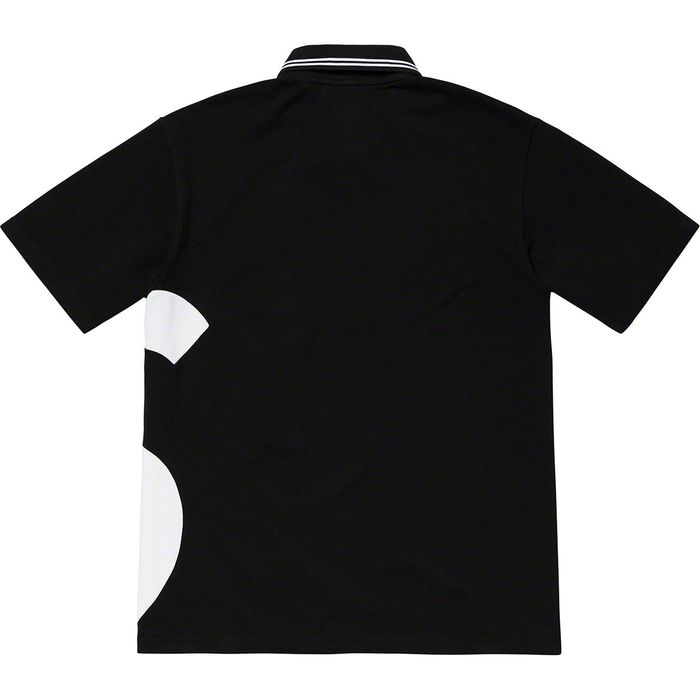 Supreme Supreme S Logo Polo Black Xlarge size | Grailed