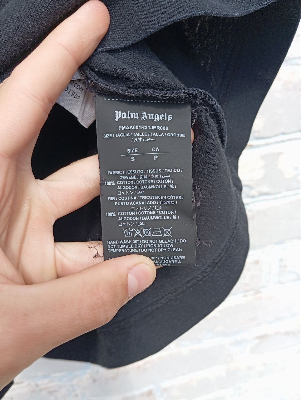 Palm Angels Palm Angels Hue Gothic Logo tee Size US S / EU 44-46 / 1 - 4 Thumbnail