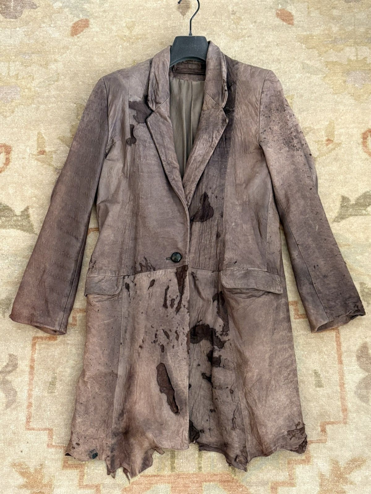 Maison MIHARA YASUHIRO Incredible Mihara Yasuhiro Sheepskin Leather Coat Size US M / EU 48-50 / 2 - 1 Thumbnail
