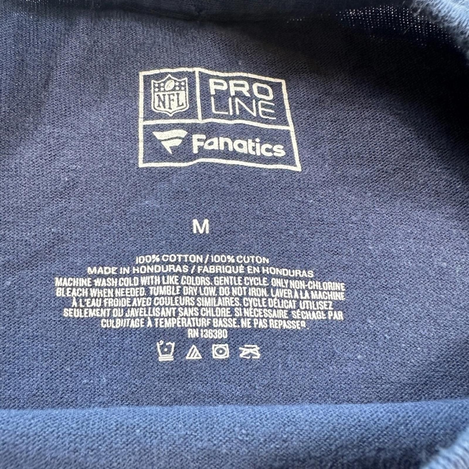 Other NFL Pro Line Fanatics New England Patriots Navy T Shirt Men Size US M / EU 48-50 / 2 - 4 Thumbnail