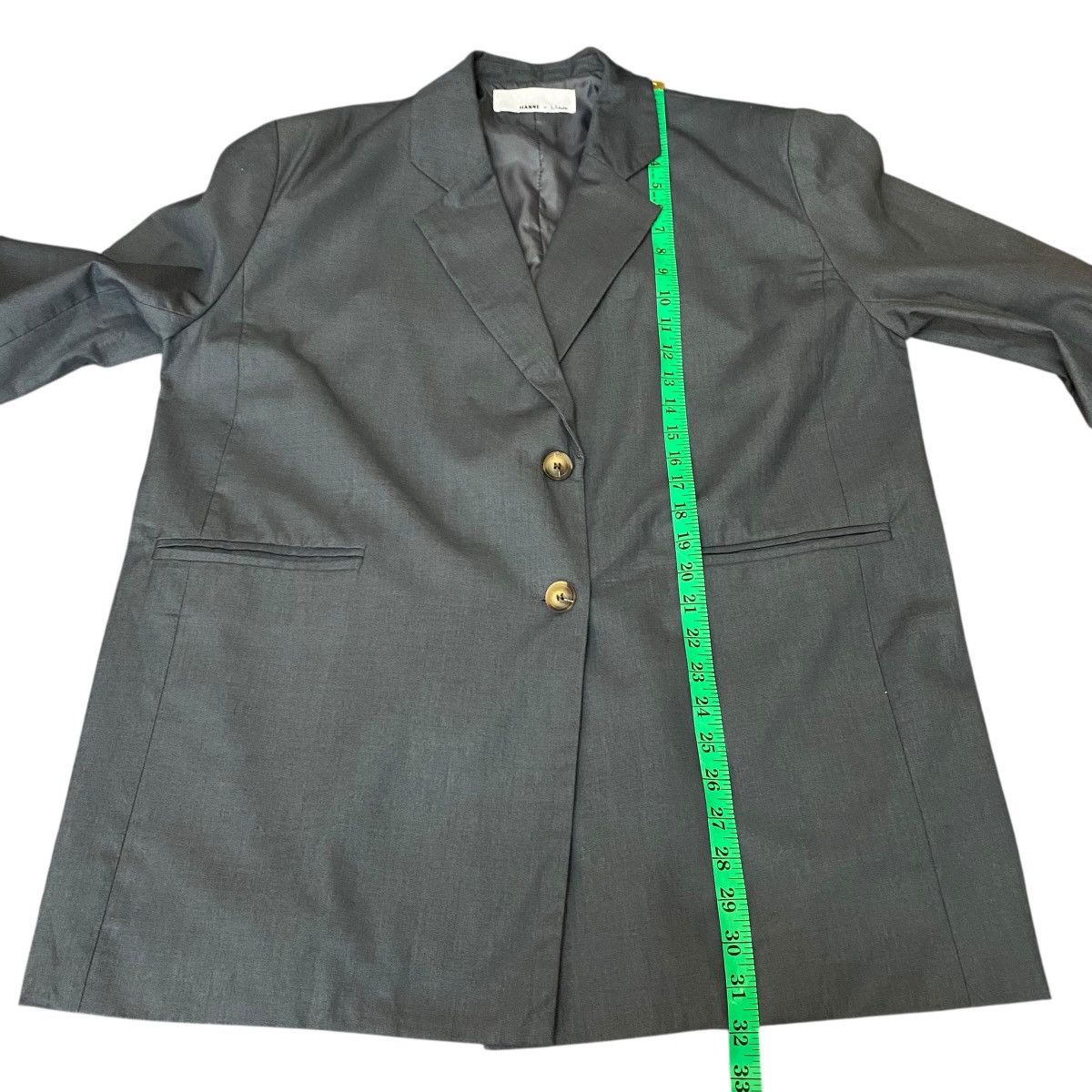 Japanese Brand Hanne X Mikako Blazer Oversize Grey Colour (Fit L) Size L / US 10 / IT 46 - 17 Thumbnail