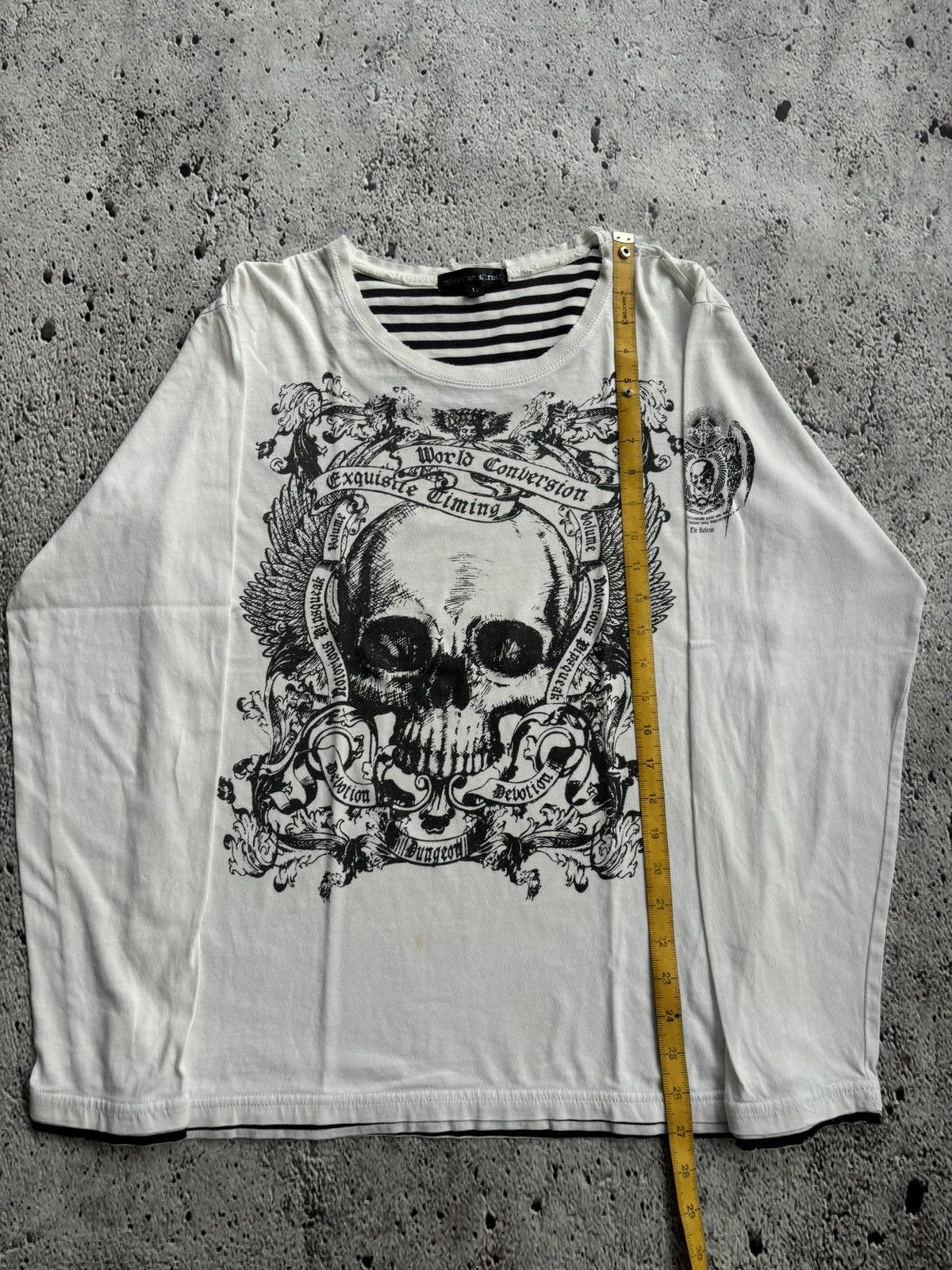 Hysteric Glamour Y2k Defectibe skull ifsix punk style longseleve Size US L / EU 52-54 / 3 - 9 Thumbnail