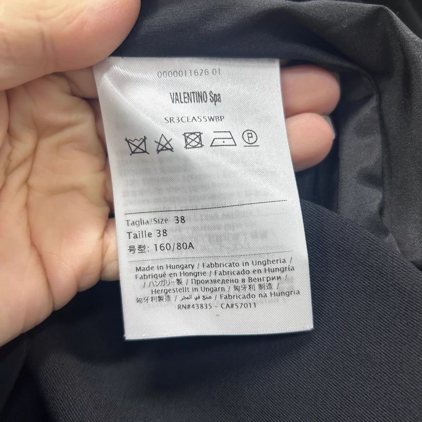 Valentino Valentino Black Bow Tie Suit 38 99 New Size XS / US 0-2 / IT 36-38 - 4 Thumbnail