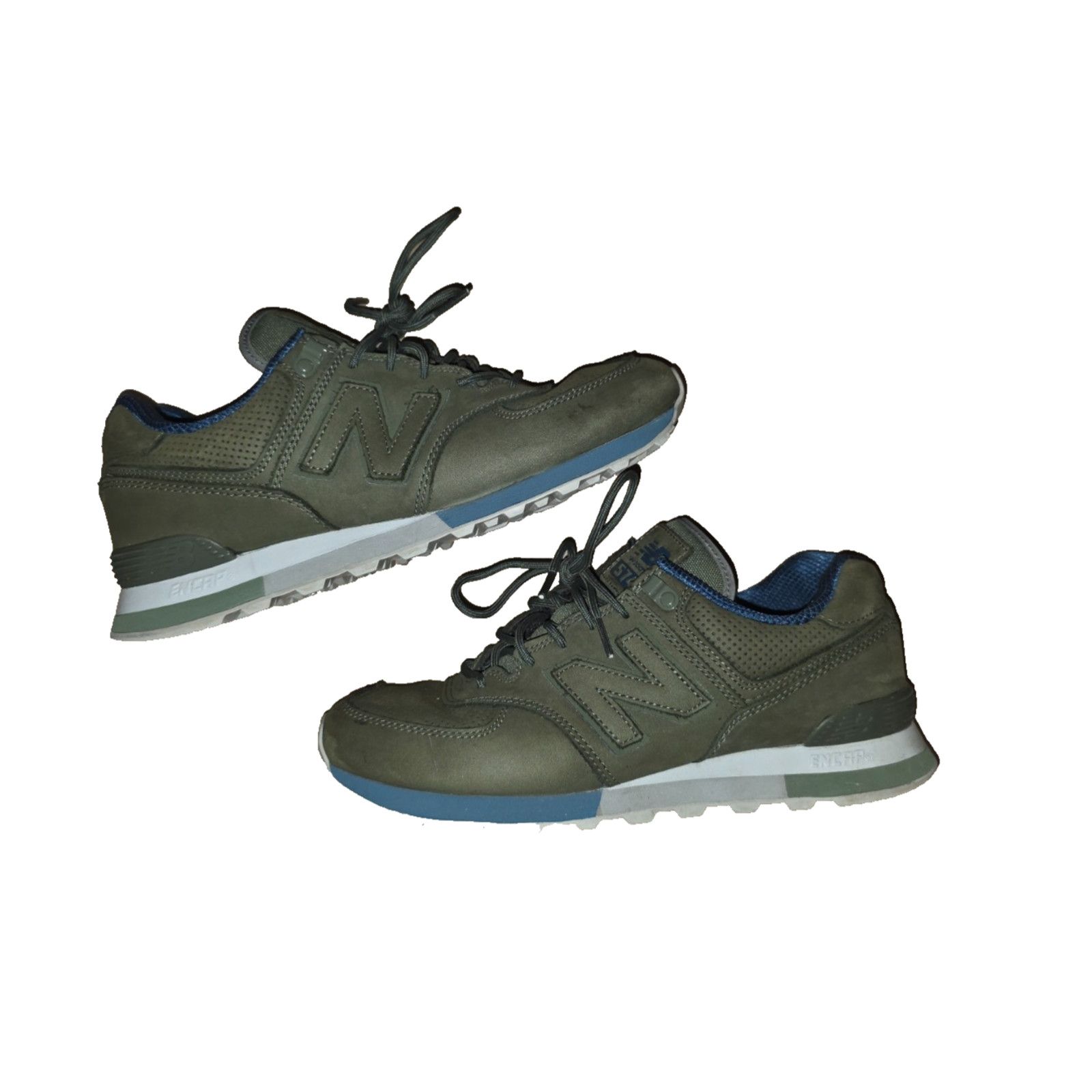 New Balance New Balance 574 Camo Pack Army Green M 9.5 Rare Colorway Size US 9 / EU 42 - 2 Thumbnail