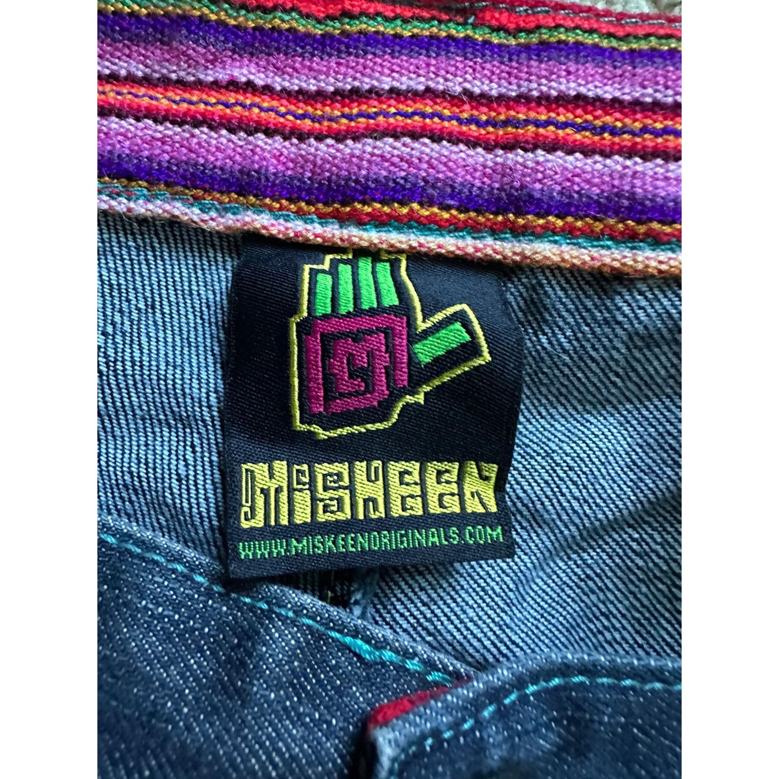 Other Miskeen Originals Embroidered Straight Denim Jeans Blue 38 Size US 38 / EU 54 - 4 Thumbnail