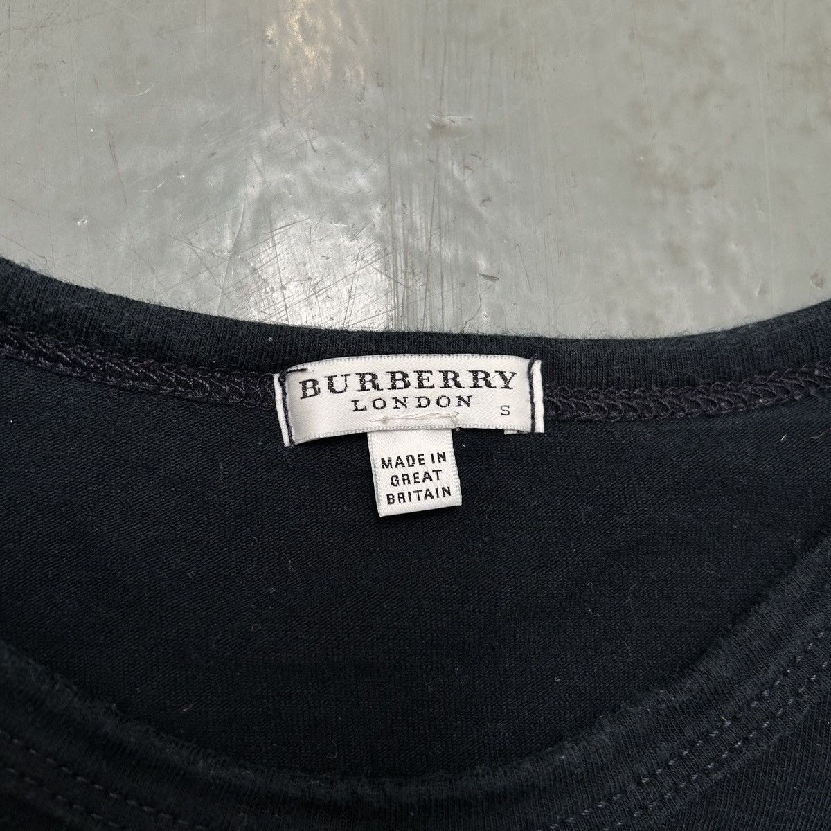 Burberry Burberry Logo Tape T-Shirt Navy Size US S / EU 44-46 / 1 - 2 Thumbnail