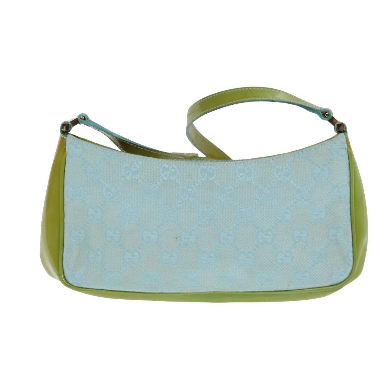 Gucci Gg Canvas Blue Canvas Shoulder Bag (Pre-Owned) Size ONE SIZE - 1 Thumbnail