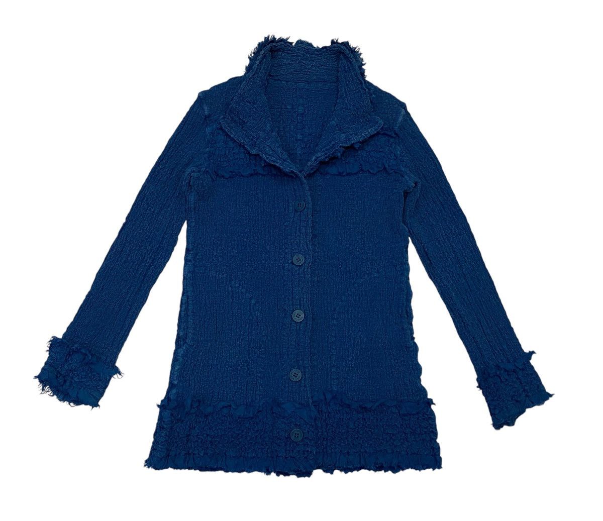 Issey Miyake Me By Issey Miyake Cauliflower Blue Jacket Size M / US 6-8 / IT 42-44 - 2 Thumbnail