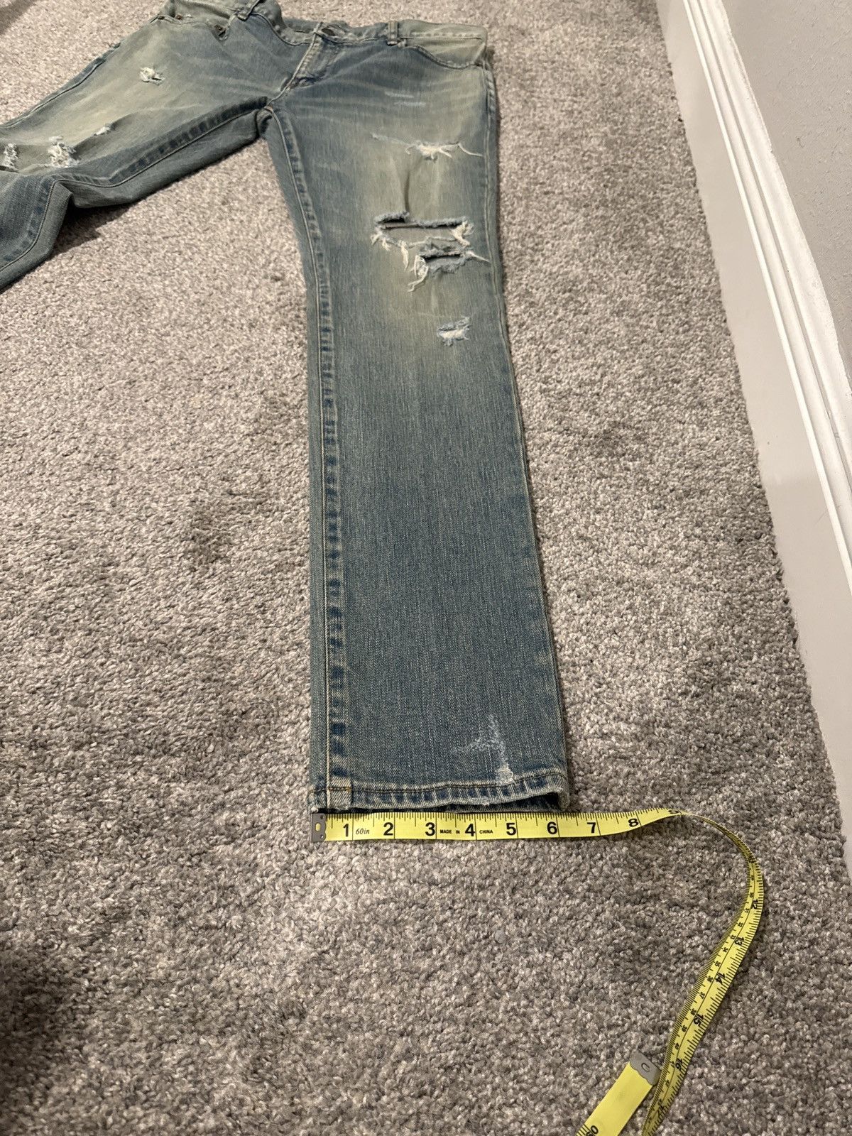 Saint Laurent Paris × Yves Saint Laurent Saint Laurent denim Size US 33 - 8 Thumbnail