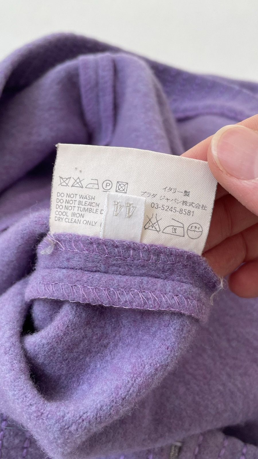 Miu Miu A/W 1999 Violet Wool Zip Front Jacket Size S / US 4 / IT 40 - 10 Thumbnail