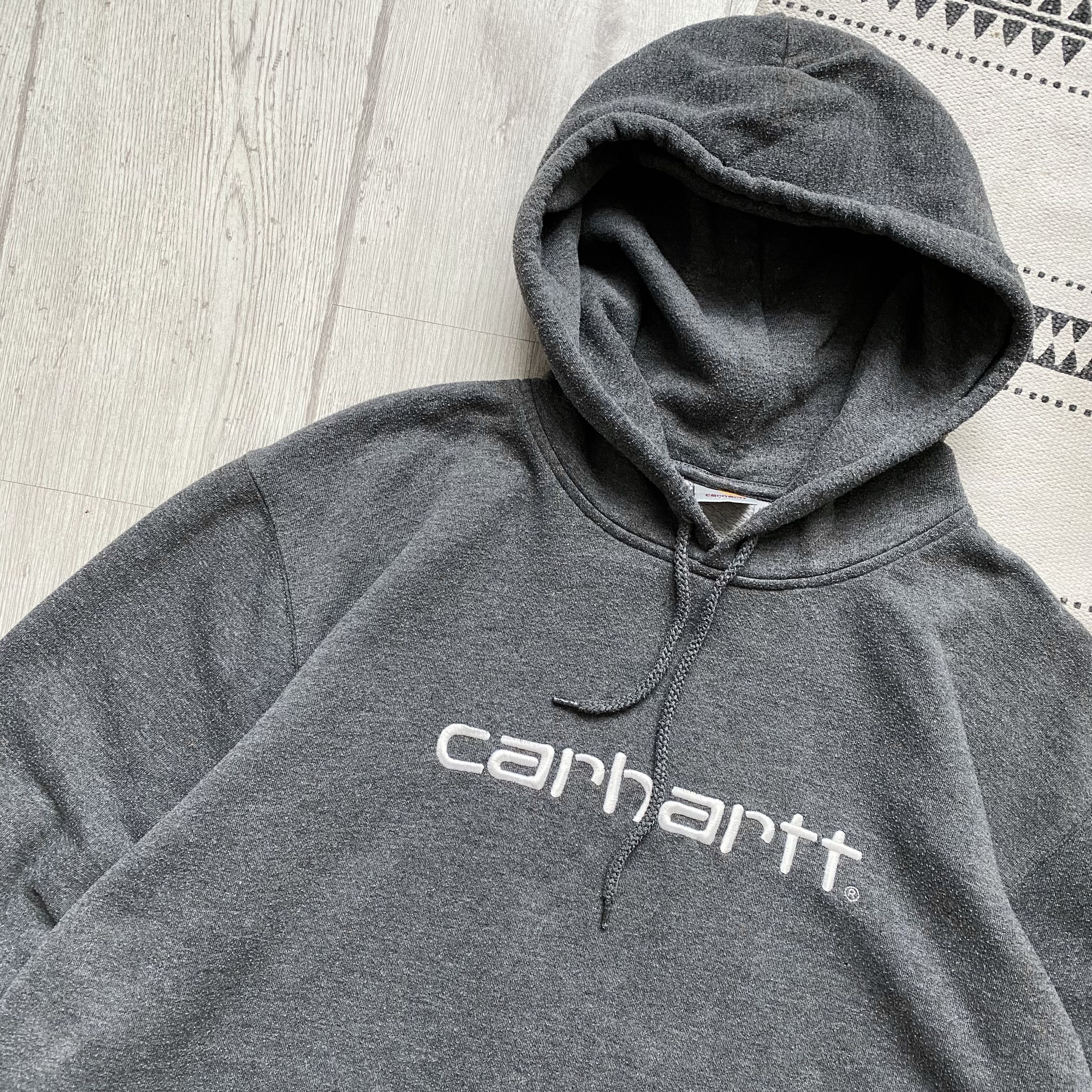 Carhartt Wip Vintage Carhartt Boxy Hoodie Center Big Logo Y2K Size US XXL / EU 58 / 5 - 3 Thumbnail