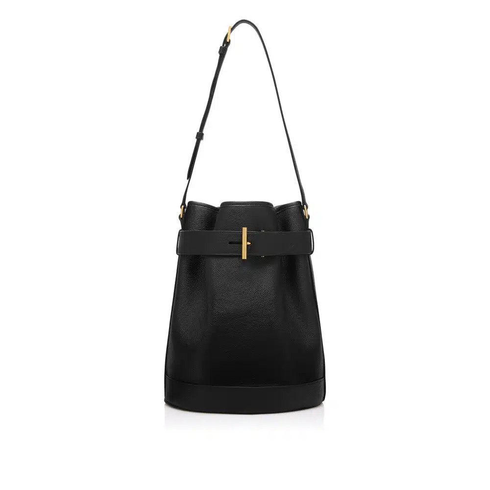 Tom Ford o1loc1c0825 L1842 Size: OS / Leather Bucket Bag in Black Size ONE SIZE - 1 Thumbnail