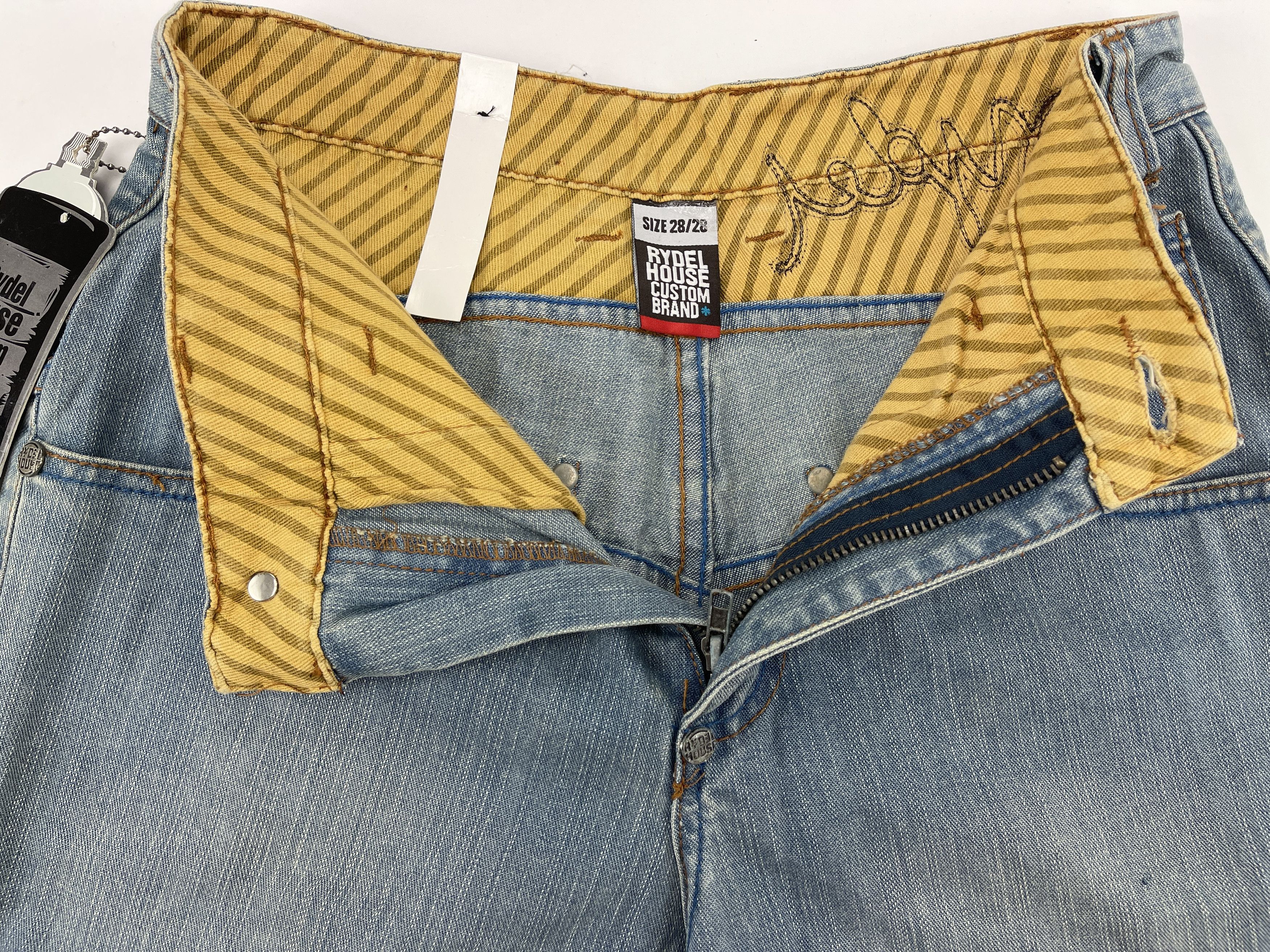 Vintage Rydel House shorts, vintage jeans 90s hip hop 1990s baggy 28 Size US 28 / EU 44 - 11 Thumbnail
