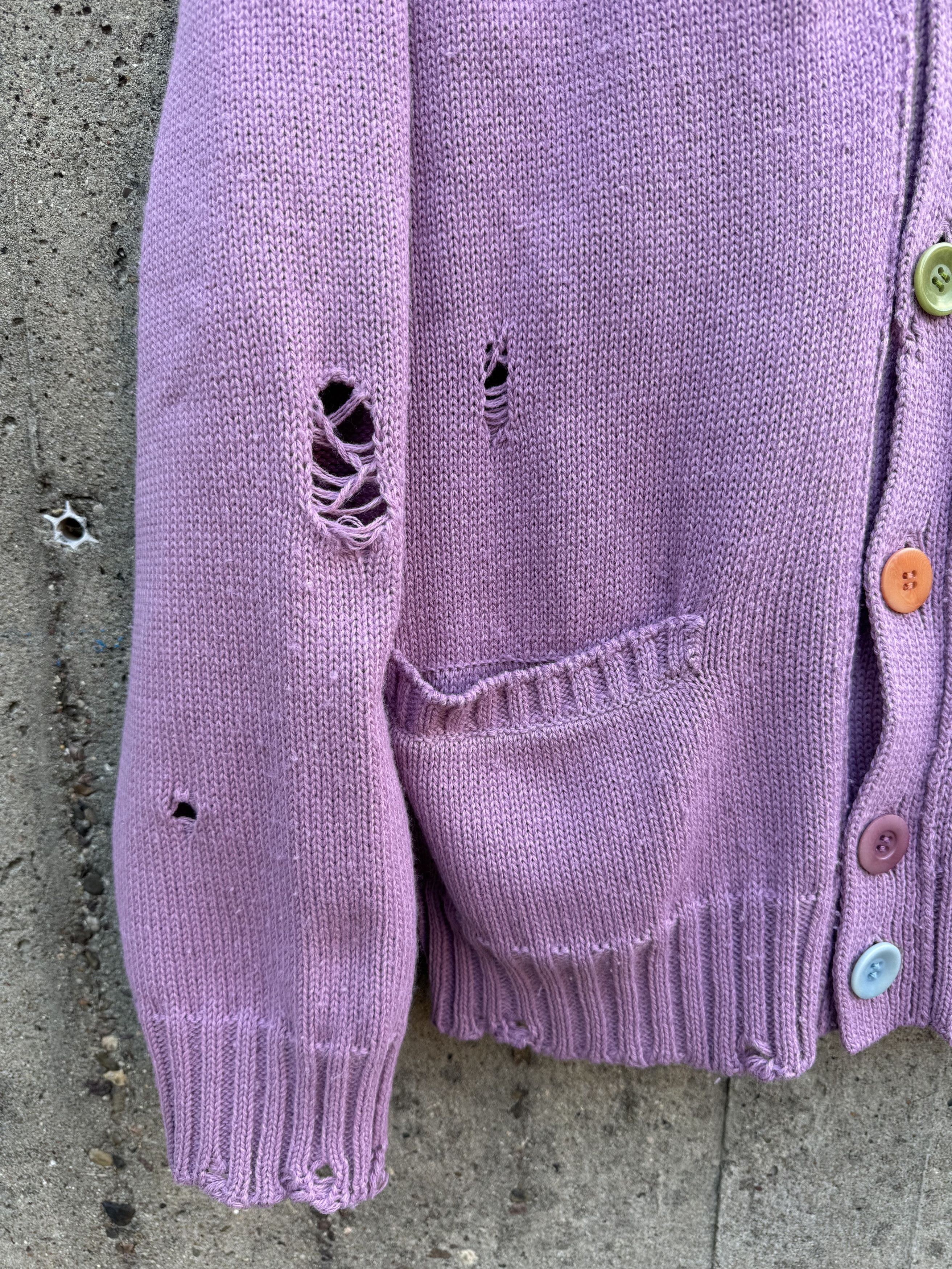 Undercover SS21 Distressed Knit Cardigan Size US M / EU 48-50 / 2 - 5 Thumbnail