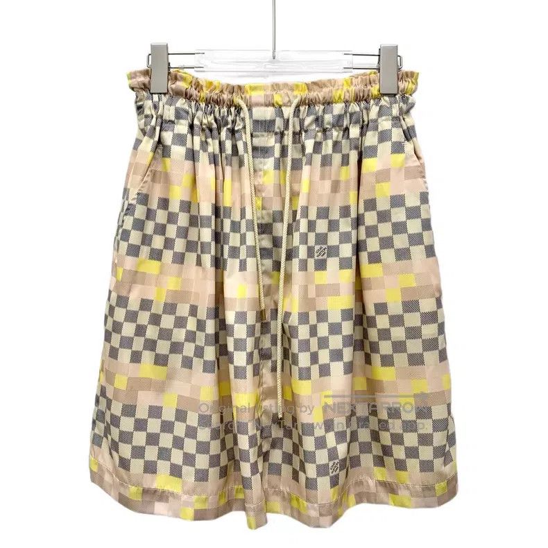 Louis Vuitton Louis Vuitton 22 Colorblock Checkerboard Full Print Drawst Size 33" - 1 Thumbnail