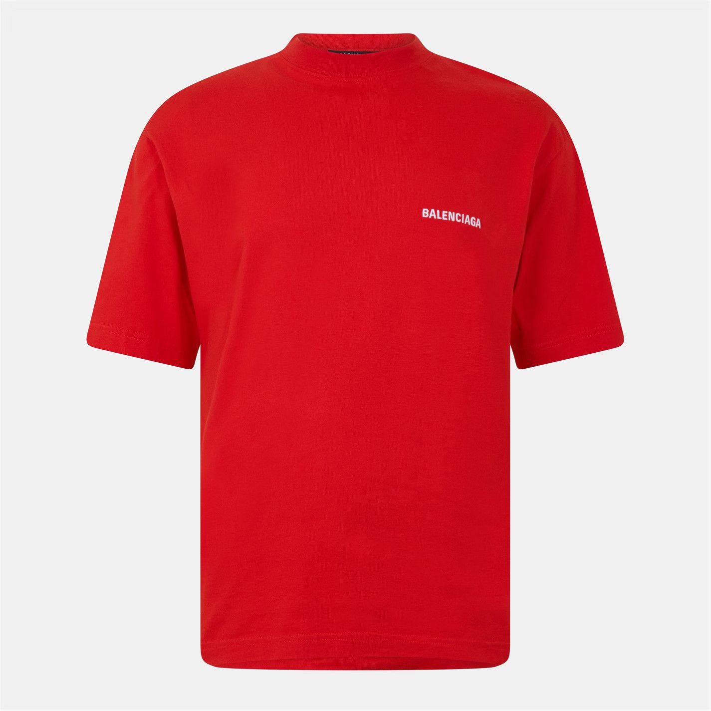 Balenciaga o1g2r1mq0226 T-Shirt In Red Size US XXS / EU 40 - 1 Thumbnail