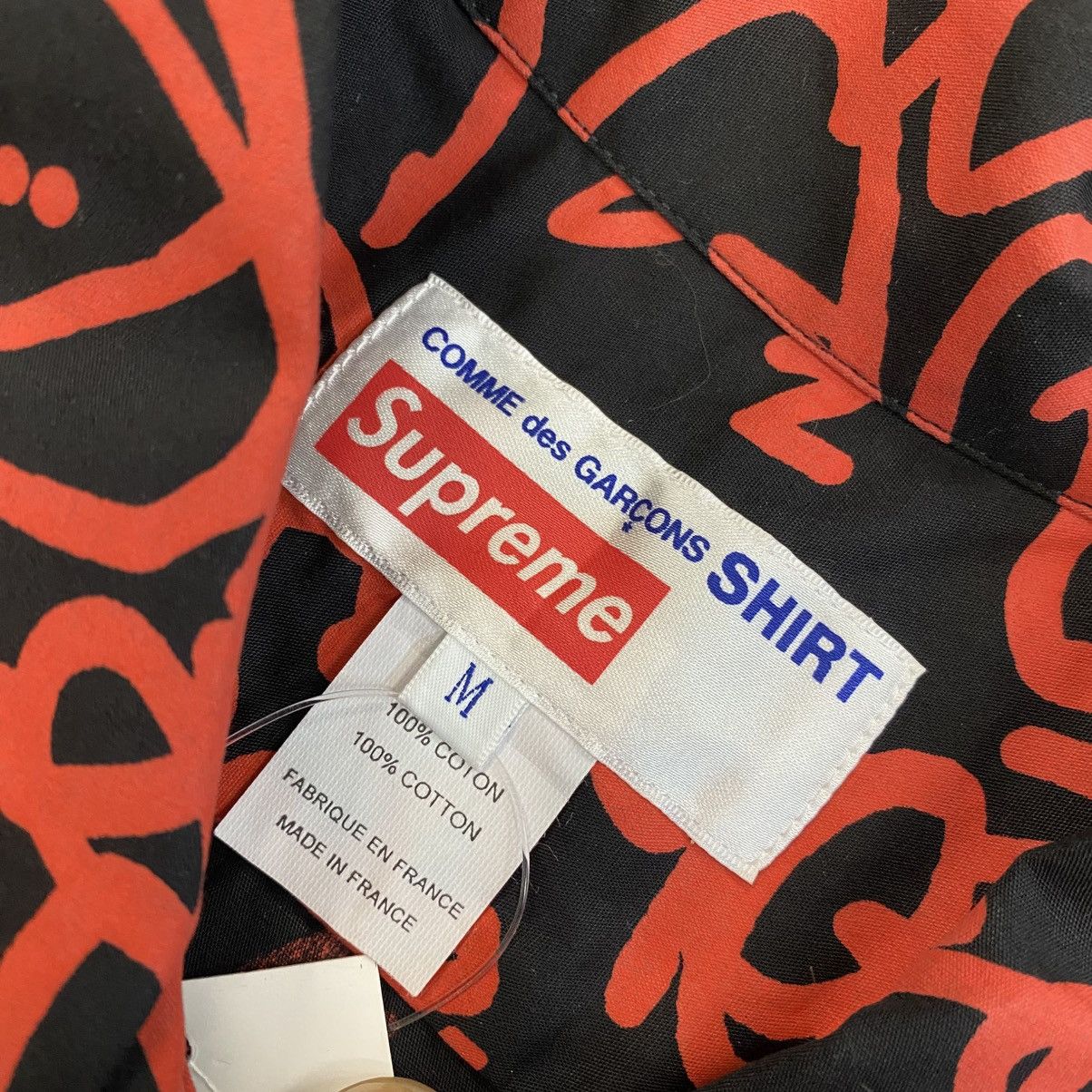 Supreme Supreme Commes des garçons Graffiti Zip Up Polo Shirt Size US M / EU 48-50 / 2 - 3 Thumbnail
