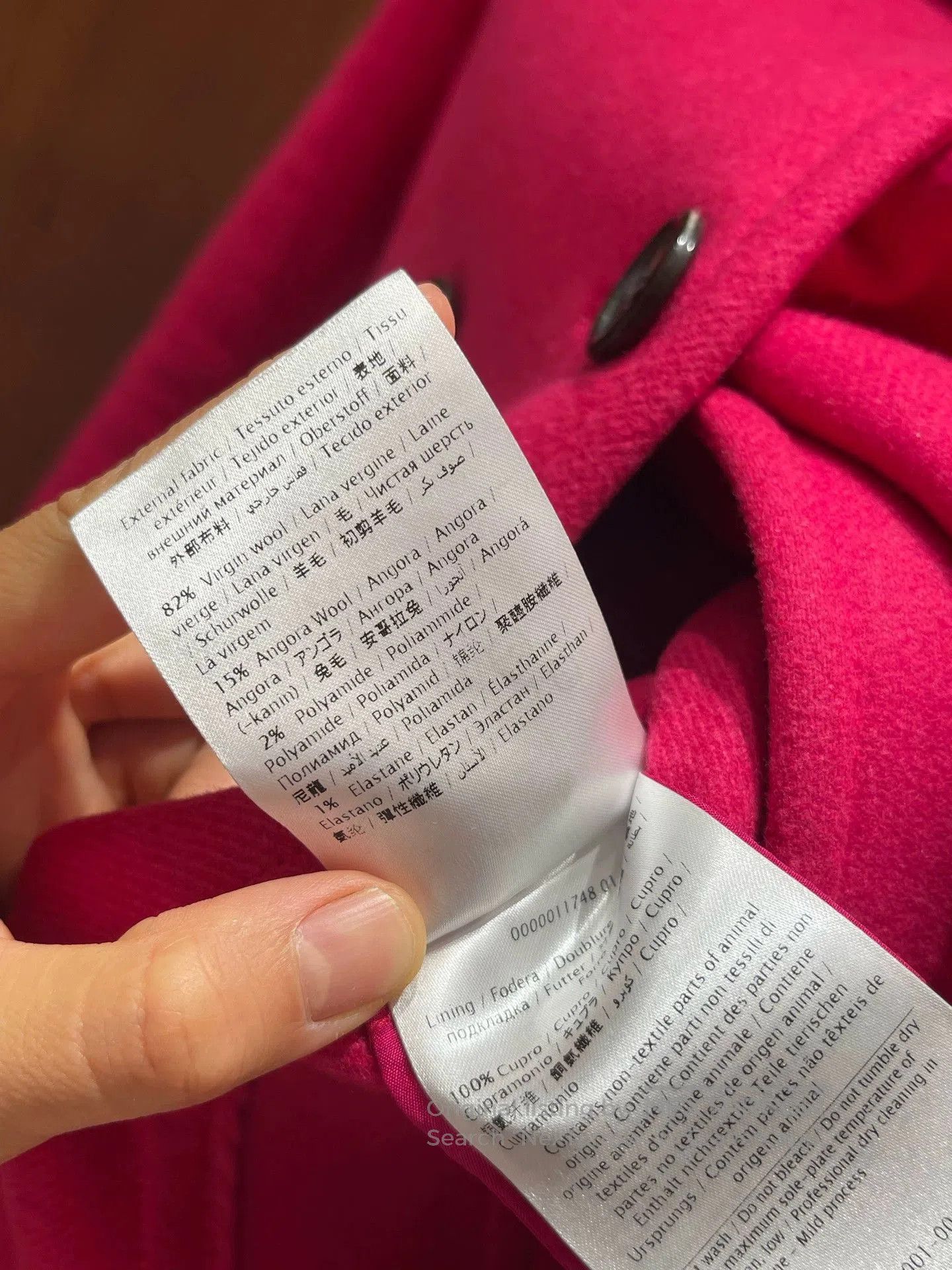 Valentino Valentino Pink Wool Coat Size 38. Size US XS / EU 42 / 0 - 5 Thumbnail