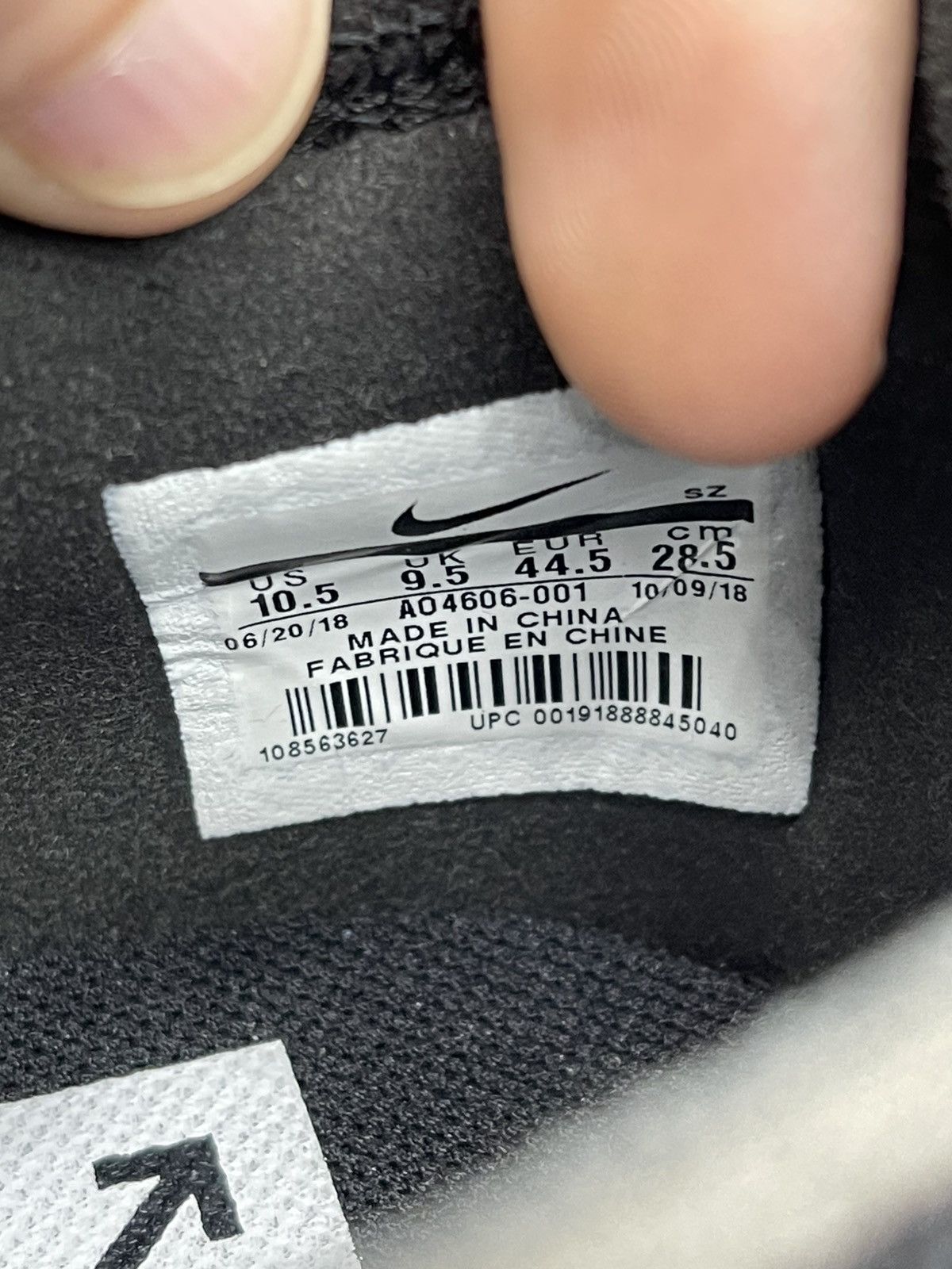 Off-White Size 10.5 - Nike Air Force 1 Off-White Black White Size US 10.5 / EU 43-44 - 13 Thumbnail