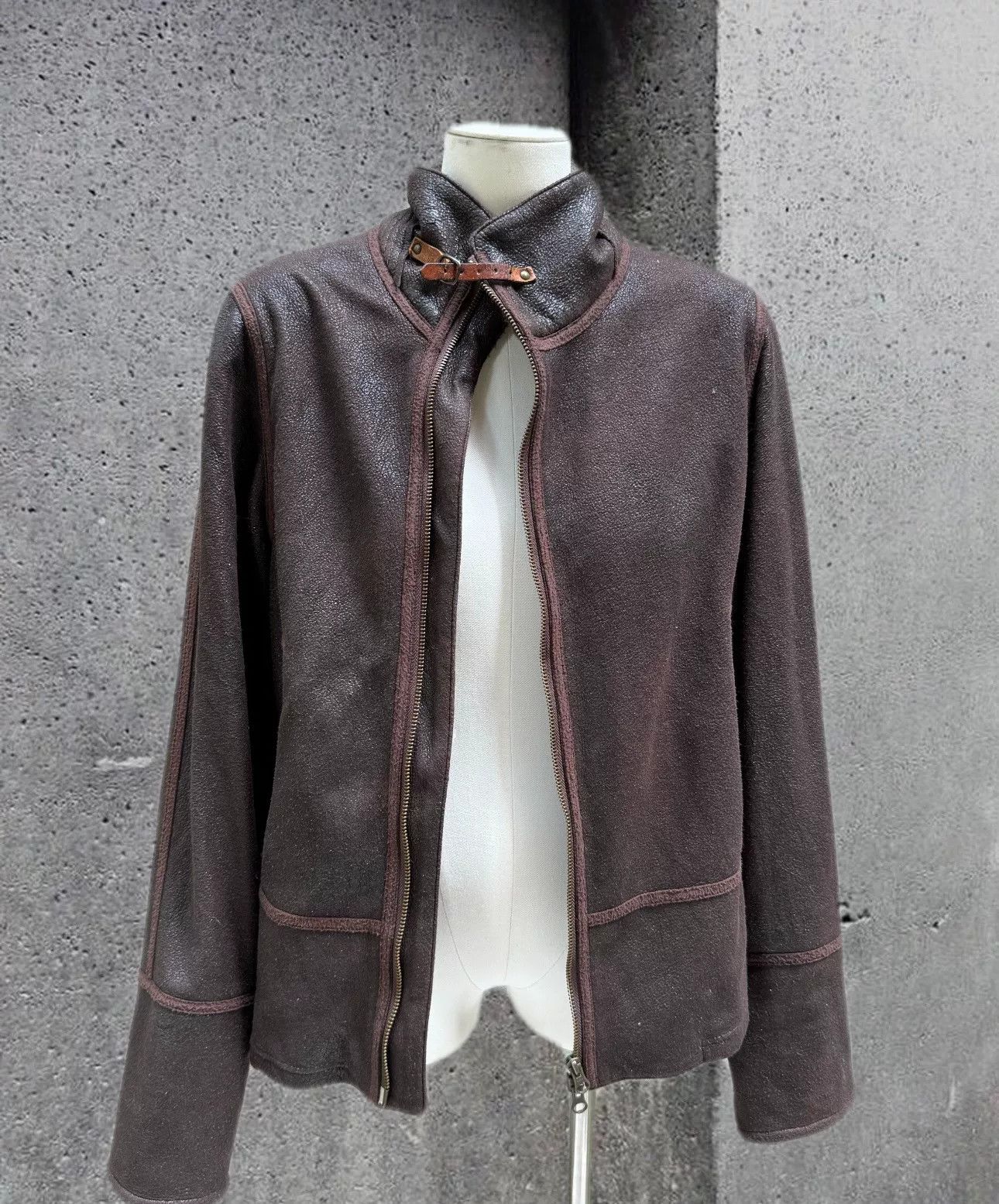 Share Spirit Homme Share Spirit Rust Western Fur Collar Coat Size US M / EU 48-50 / 2 - 1 Thumbnail