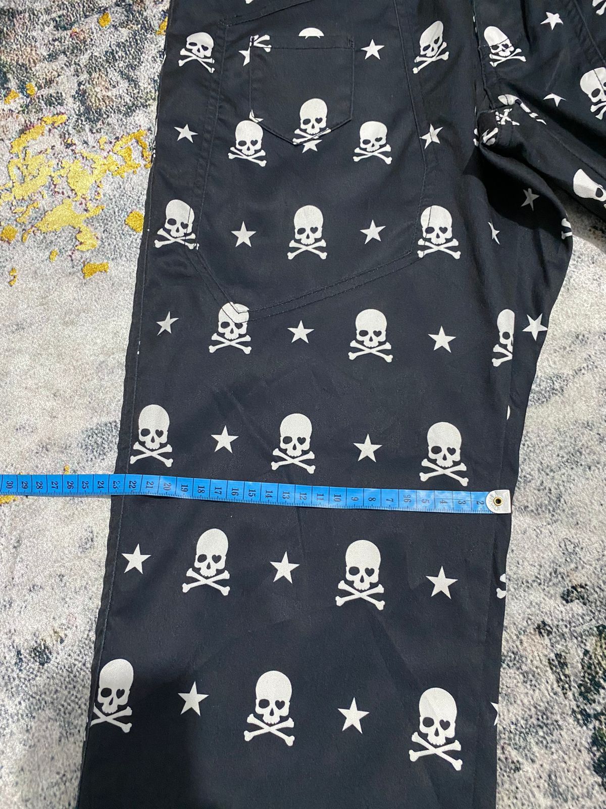 Hysteric Glamour Japanese Skull Full Print Y2k Punk Alexander McQueen STYLE Size US 33 - 15 Thumbnail