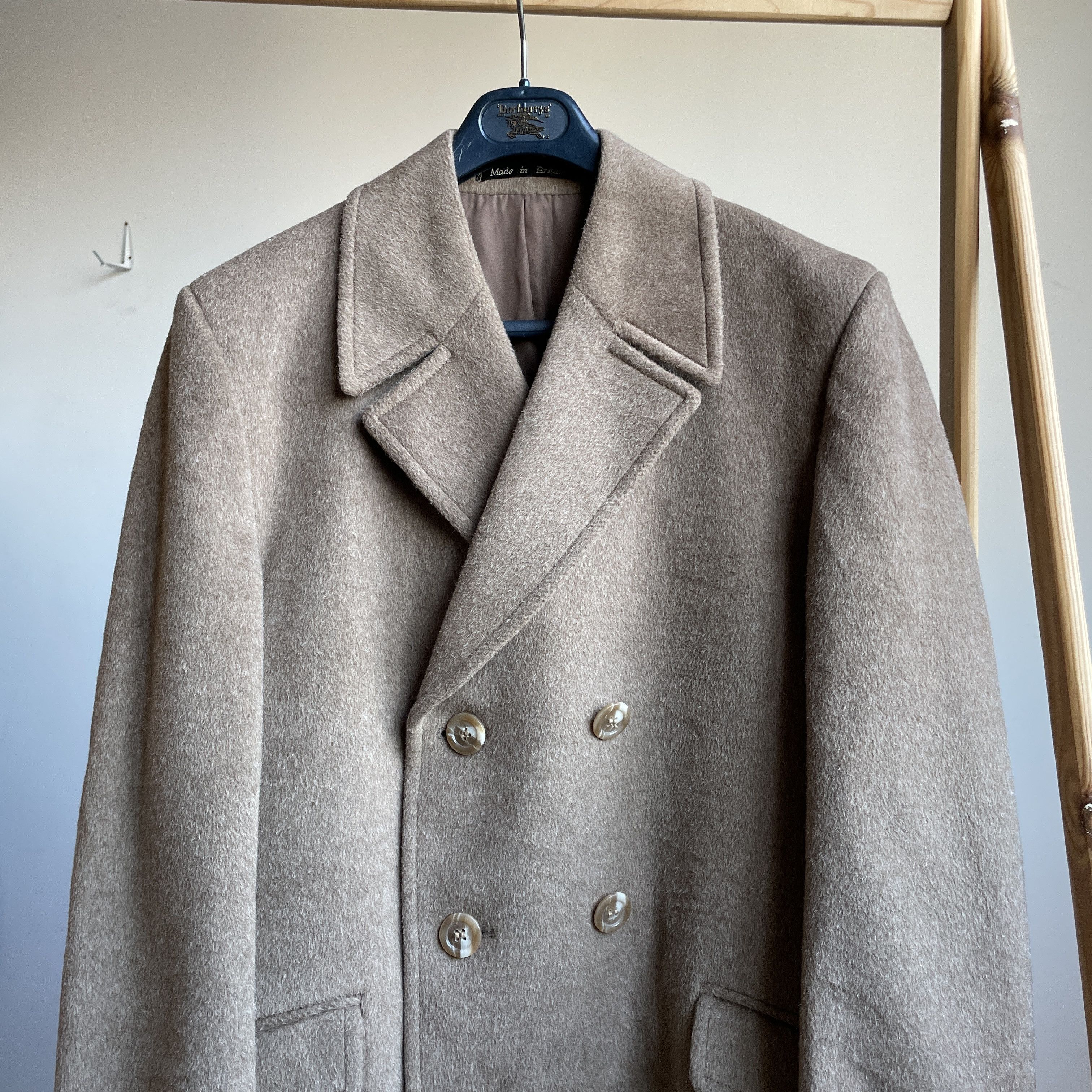 Vintage Dunn & Co Vintage Worsted Wool Double Breasted Overcoat Size US L / EU 52-54 / 3 - 4 Thumbnail