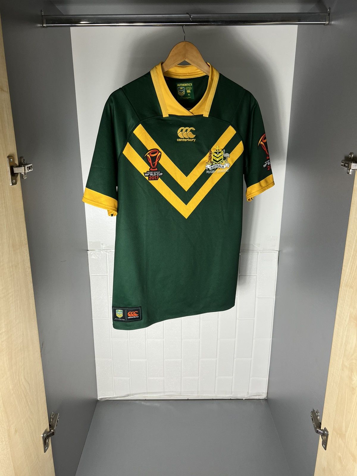 Canterbury of New Zealand VINTAGE CANTERBURY NRL AUSTRALIA RETRO RUGBY JERSEY Y2K 90s Size US XL / EU 56 / 4 - 3 Thumbnail