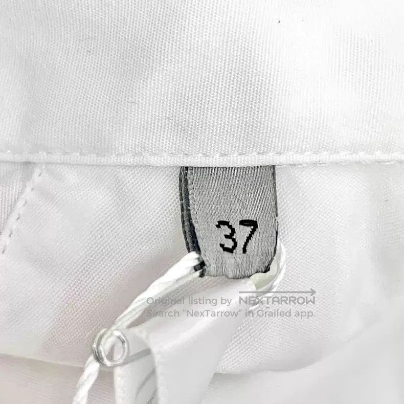 Dior Dior Size 37 White pattern printed cotton lapel single-brea Size US XXS / EU 40 - 7 Thumbnail
