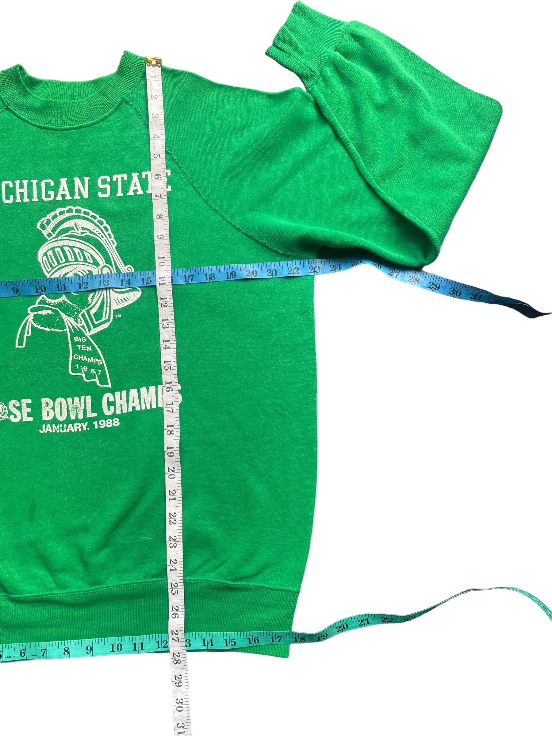 NFL × Vintage Vintag 1988 Michigan State Rose Bowl Champs Crewneck Size US L / EU 52-54 / 3 - 5 Thumbnail