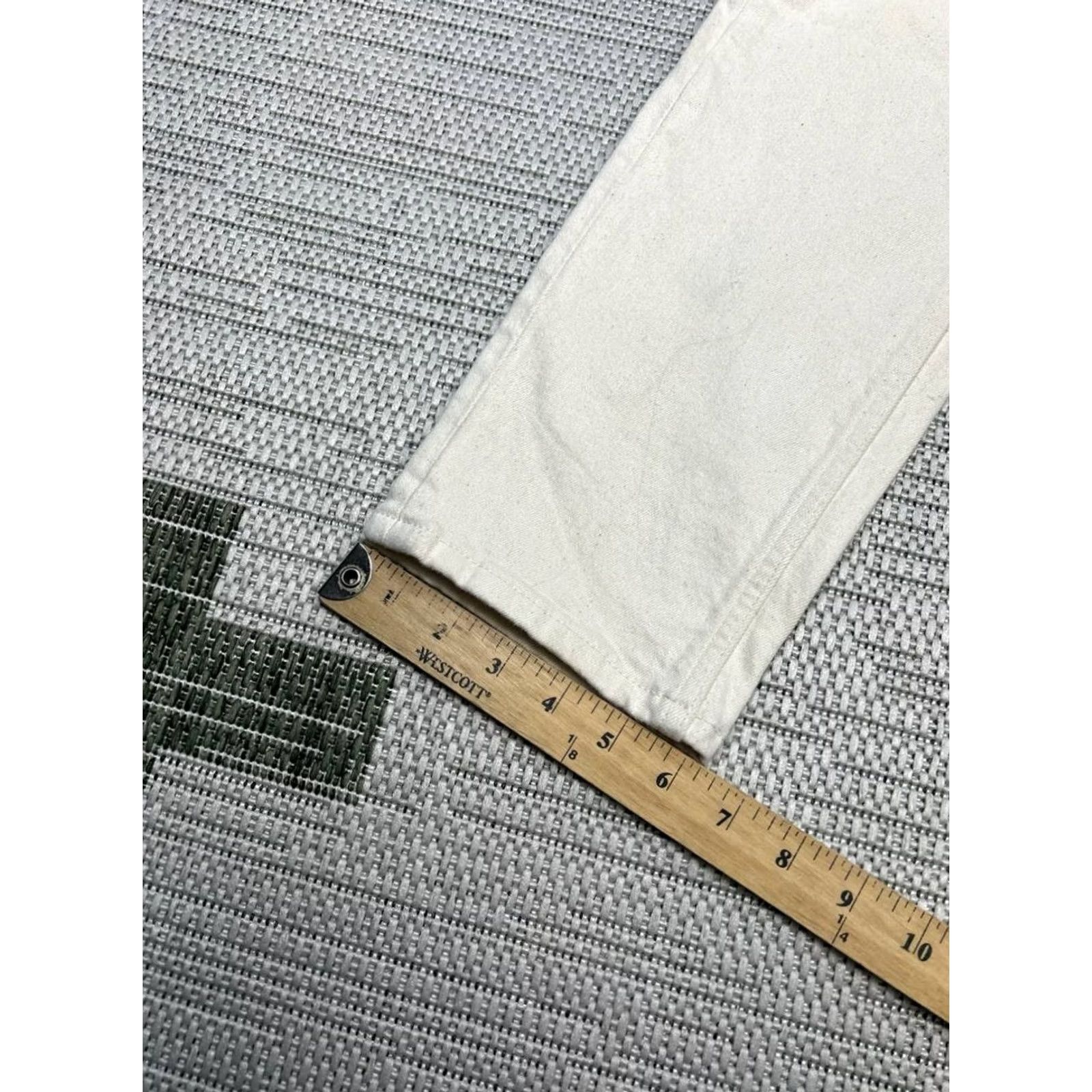 Everlane Everlane The Organic Slim Jeans Mens 32 Beige Cotton Mid Rise Skinny 32x32 Size US 32 / EU 48 - 5 Thumbnail